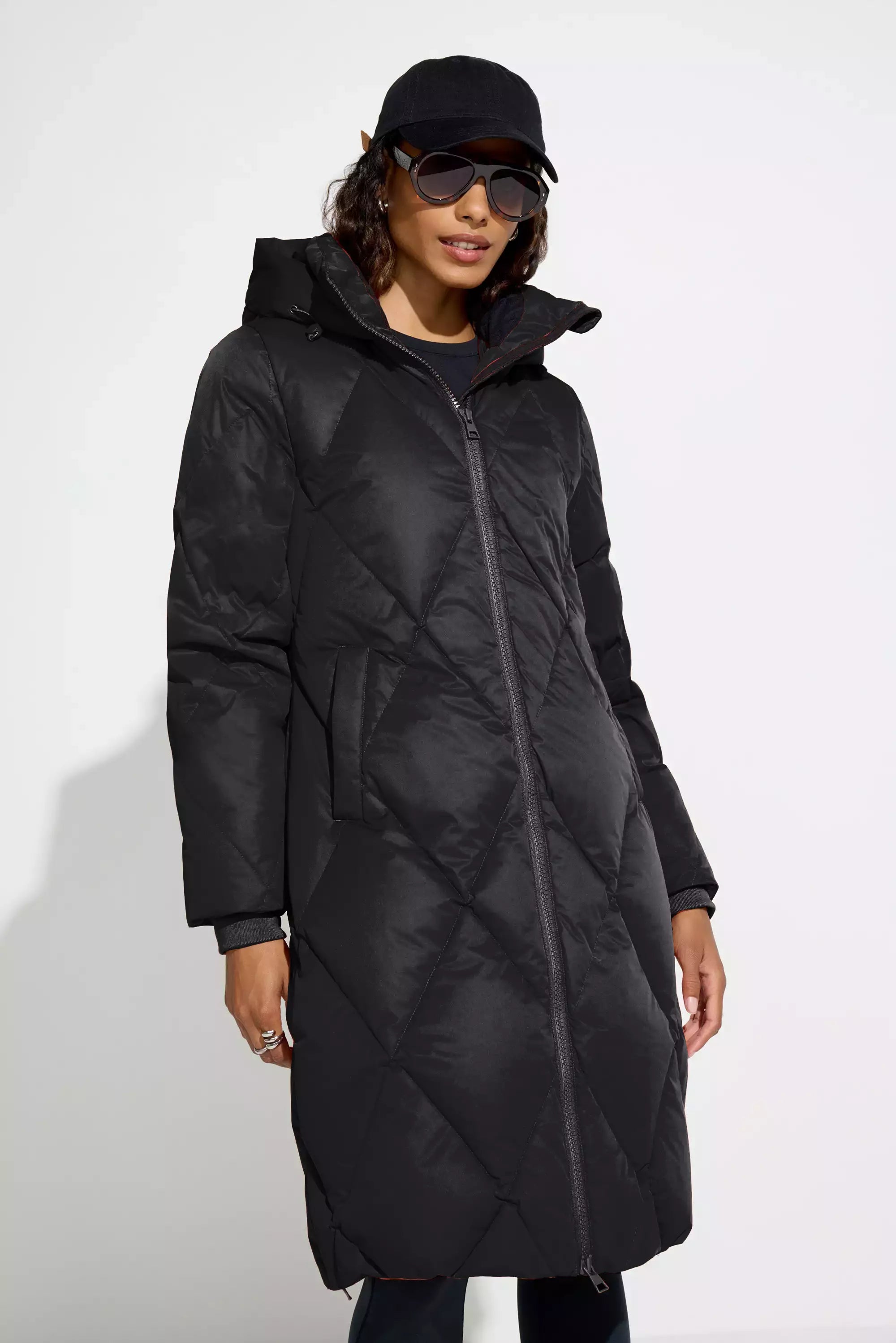 Women’s Diamond Quilt Long Down Parka