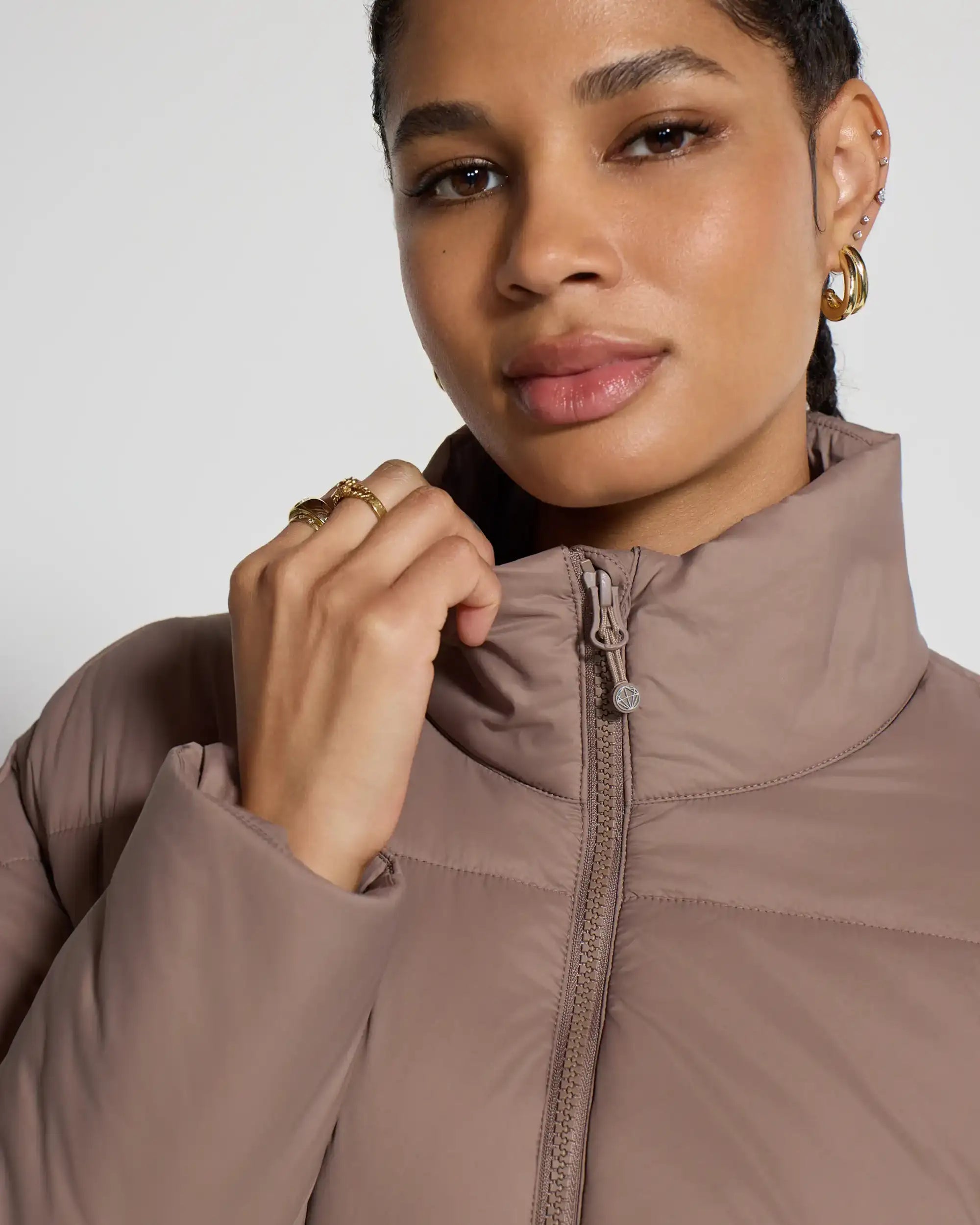 The Sorona™ Fill GRS Certified Recycled Poly Insulated Jacket - Taupe