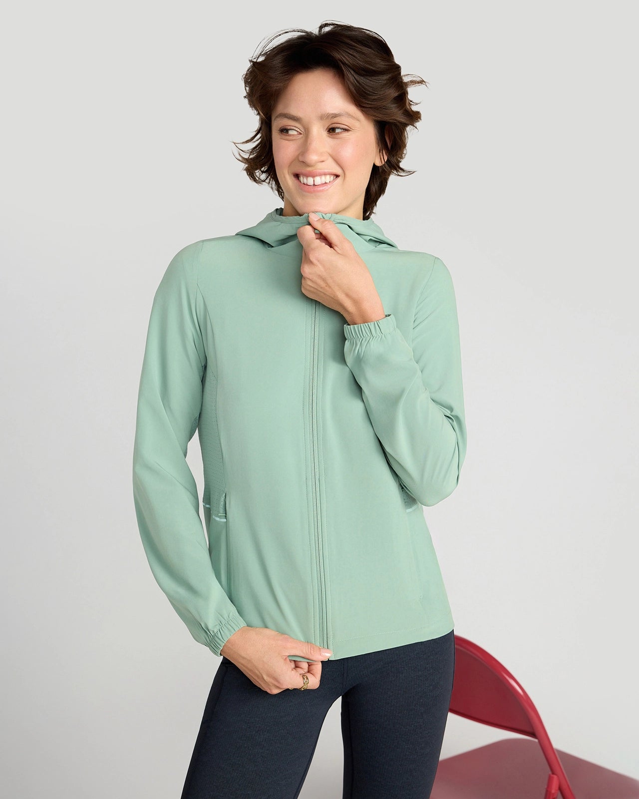 The Lightweight Stretch GRS Certified Recycled Poly Jacket - Green Bay