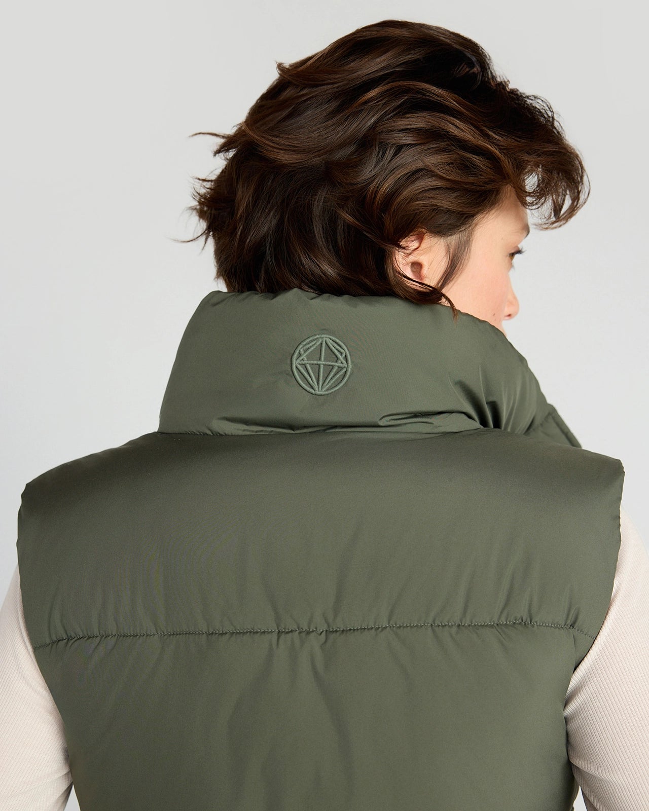 The Sorona™ Fill GRS Certified Recycled Poly Puffer Vest - Kambaba Green