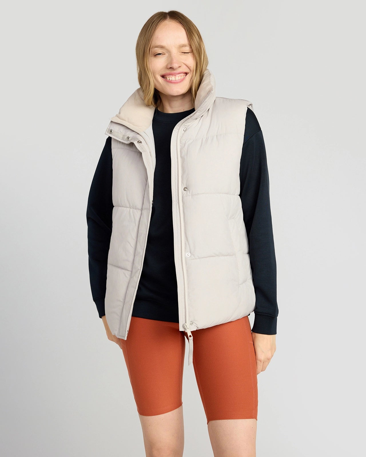 The Sorona™ Fill GRS Certified Recycled Poly Puffer Vest - Nacreous Clouds