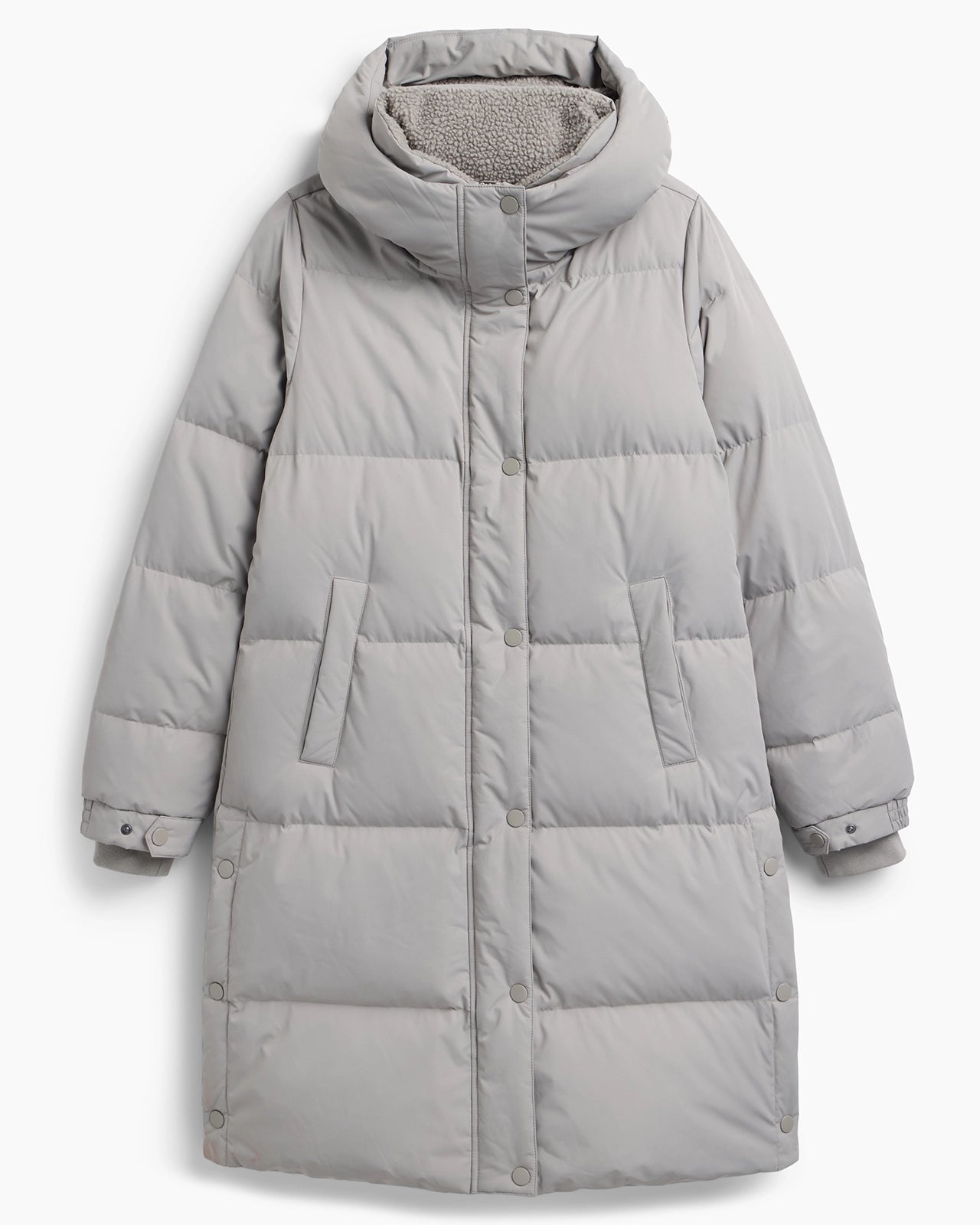 The RDS 700-Fill Power GRS Certified Recycled Polyester Longline Puffer Parka - Mushroom