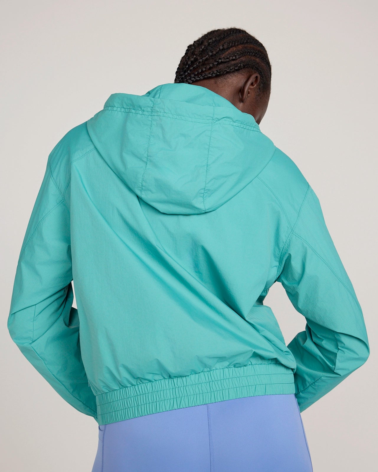 The Active Ripstop Popover Jacket - Bright Teal