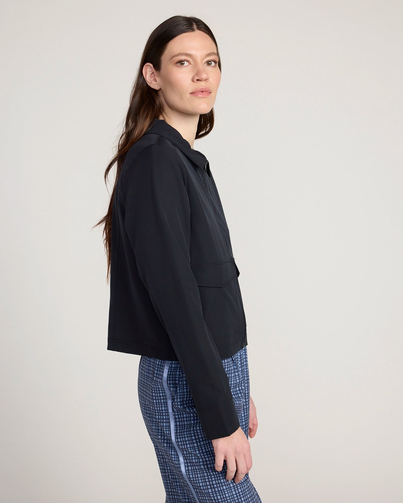 The Travel Utility Cargo Jacket - Black