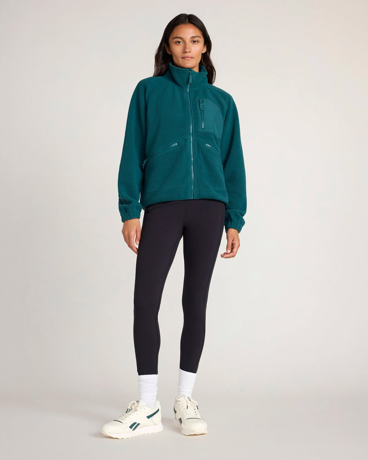 The Berber Soft Luxe Trail Jacket - Deep Teal Green