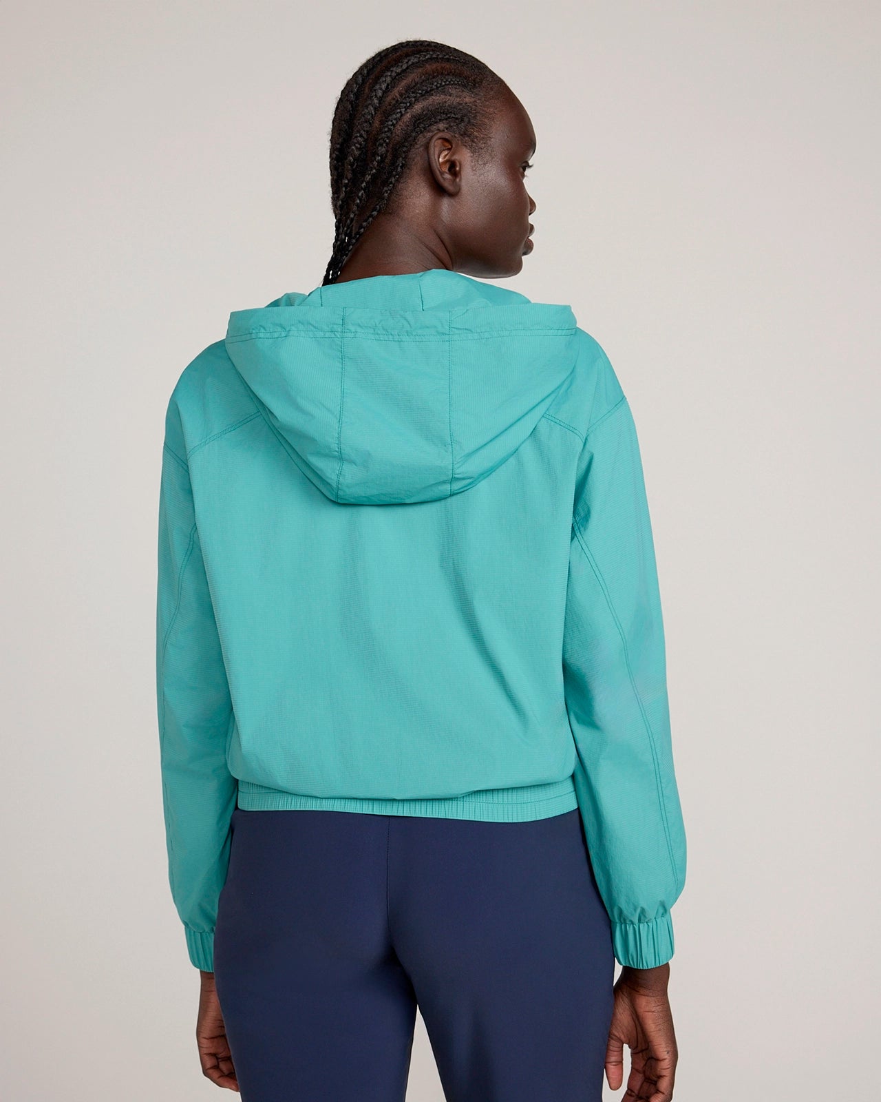 The Active Ripstop Full Zip Jacket - Bright Teal