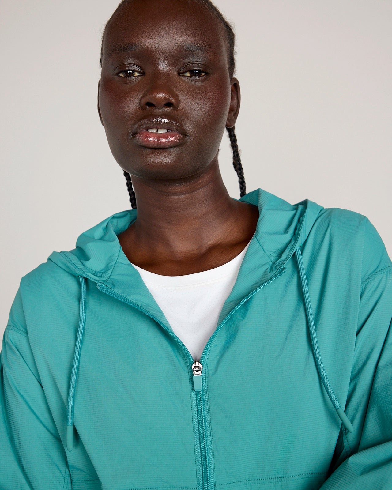 The Active Ripstop Full Zip Jacket - Bright Teal