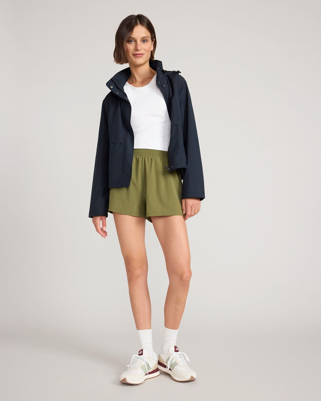 The Travel Outdoor Crinkle Jacket - Black