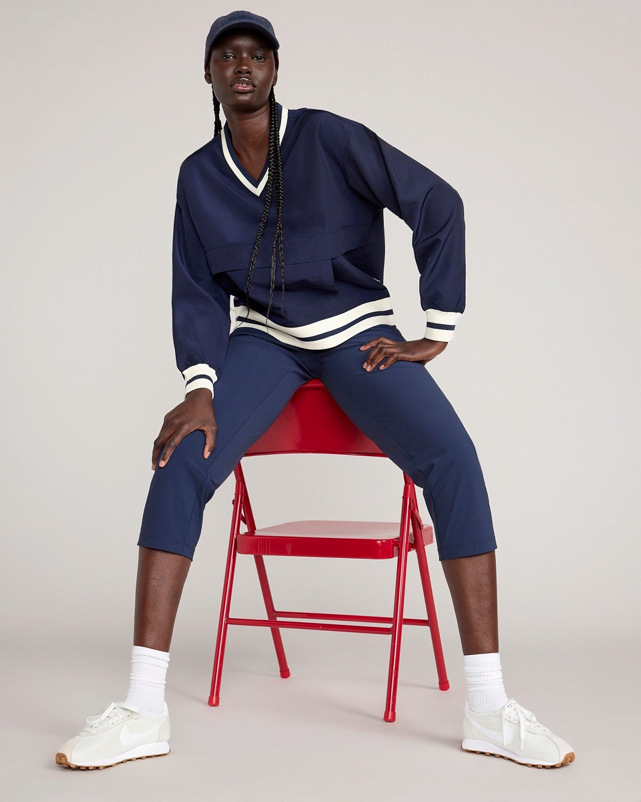 The Active Woven Popover - Baritone Blue