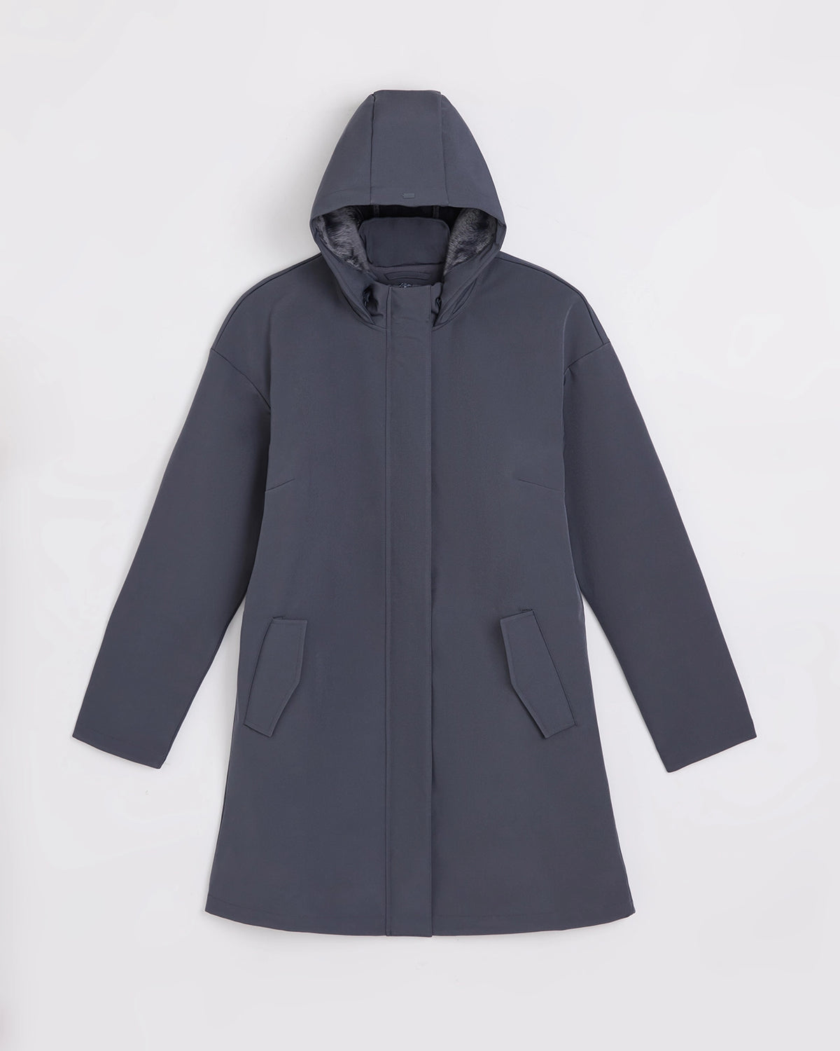 The Travel Long Softshell Jacket - Iron Grey