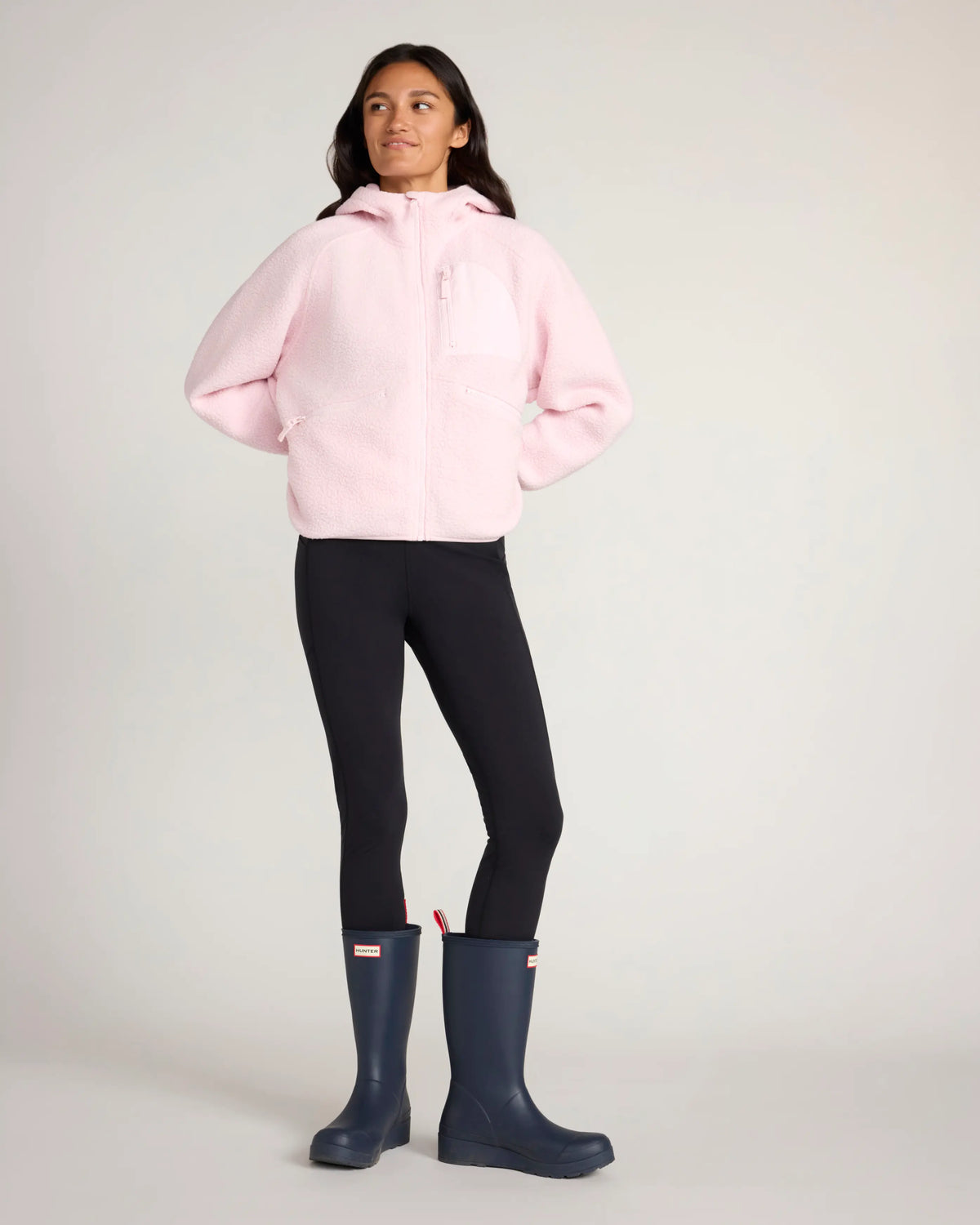 The Soft Luxe Hooded Berber Jacket - Tender Touch Pink