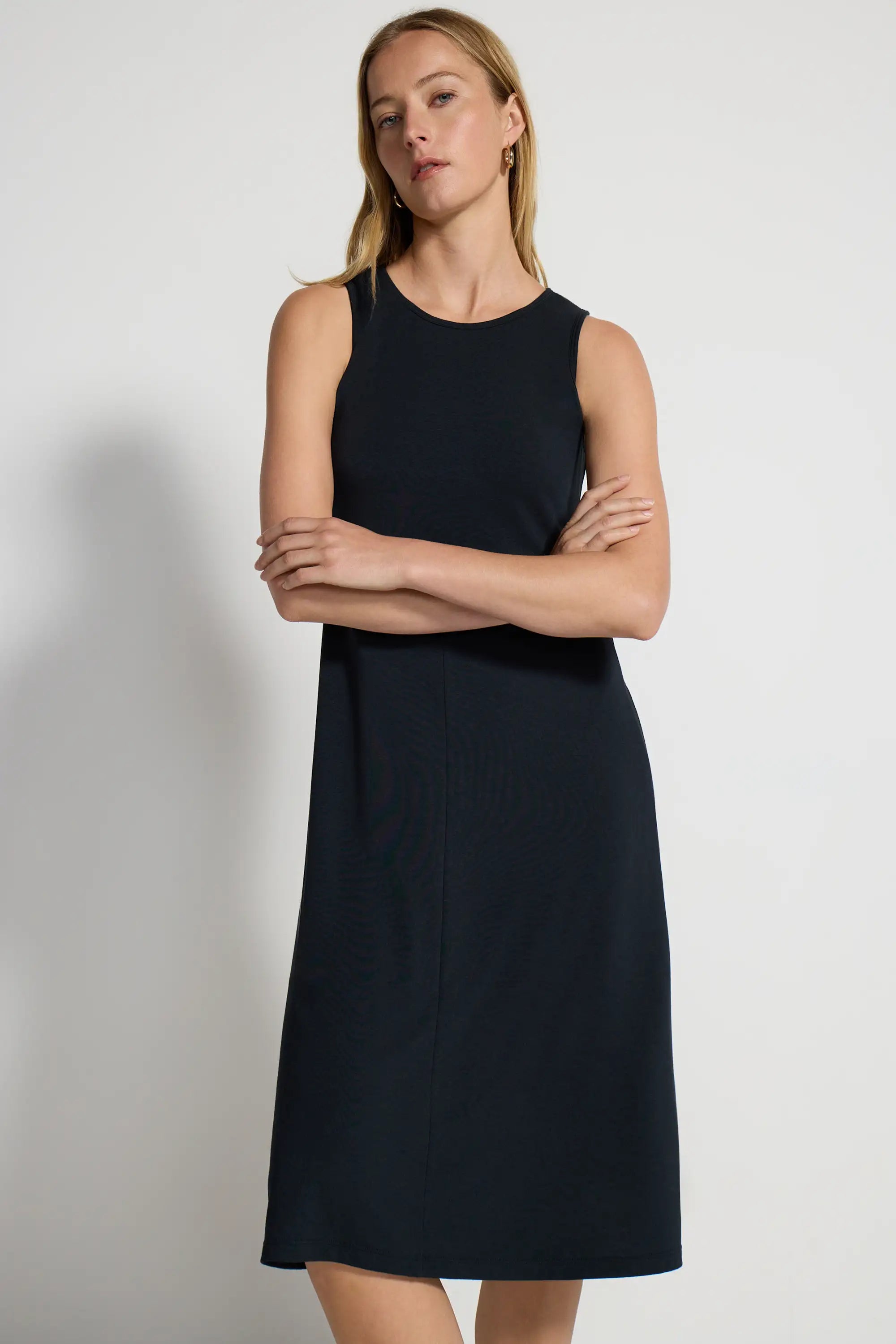 Women's Midi Dress - Black