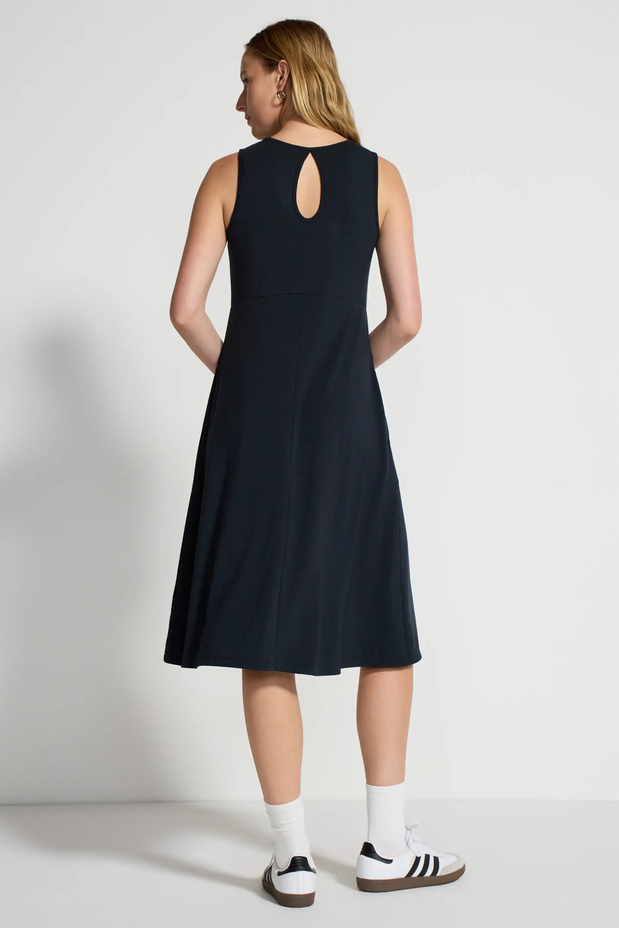 Women's Midi Dress - Black