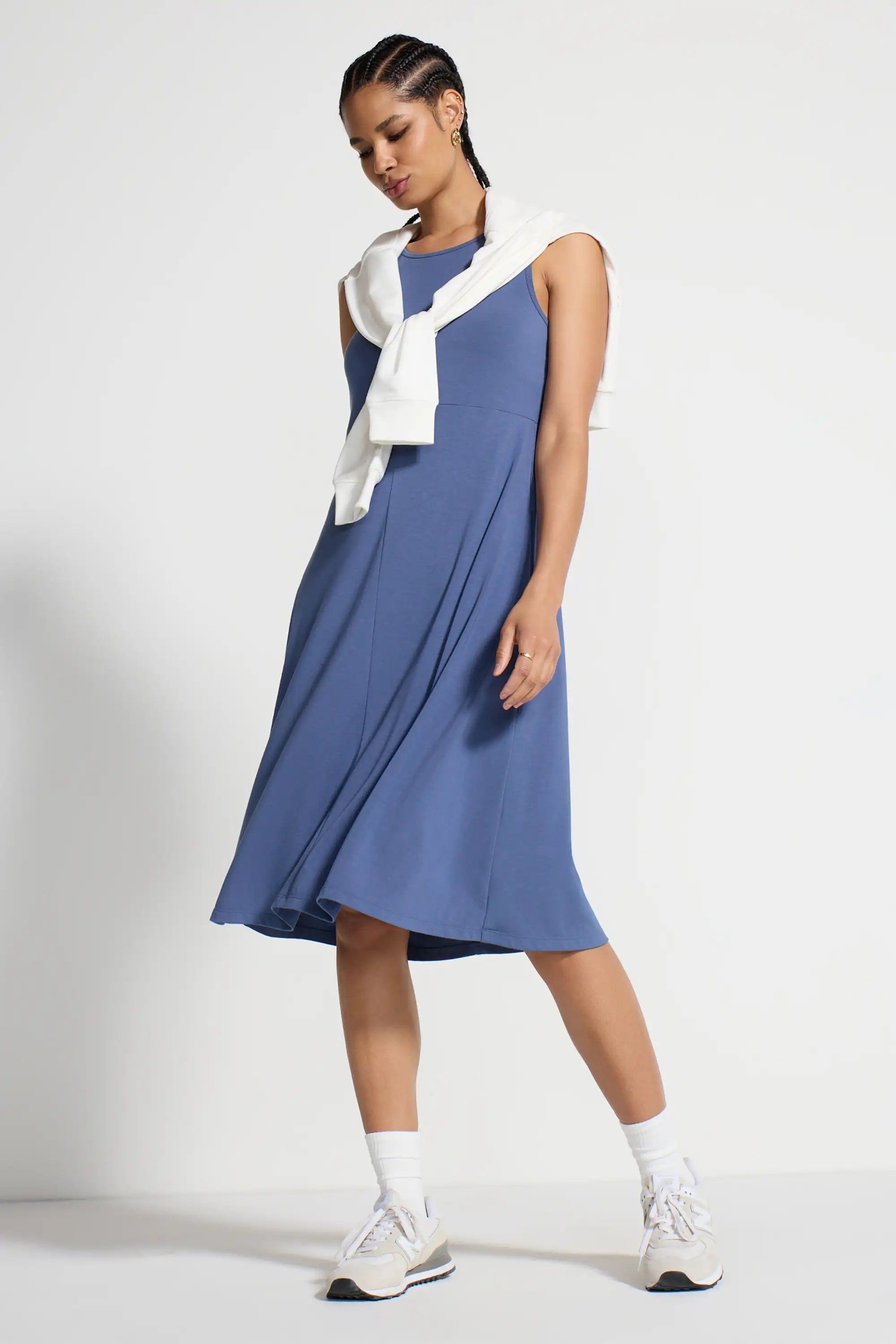 Women's Midi Dress - Vintage Indigo