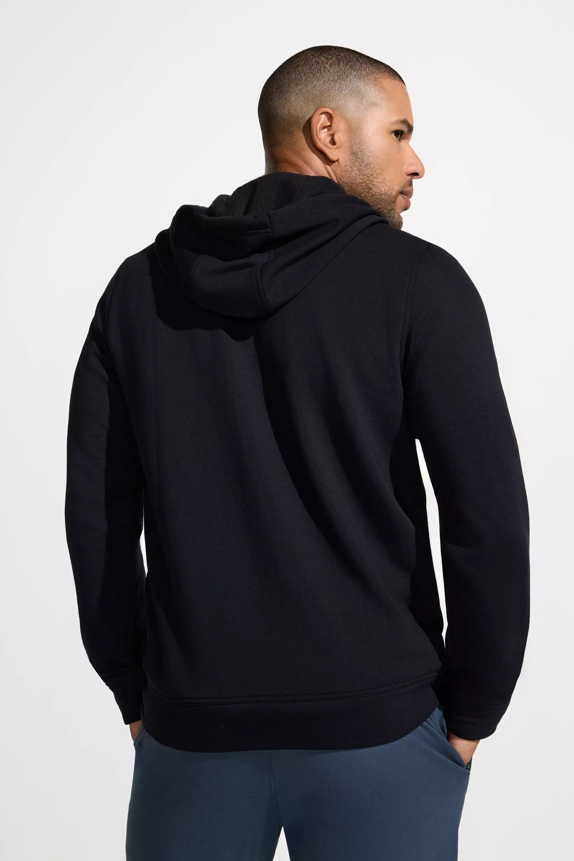 Men’s Supreme Full-Zip Hoodie - Black