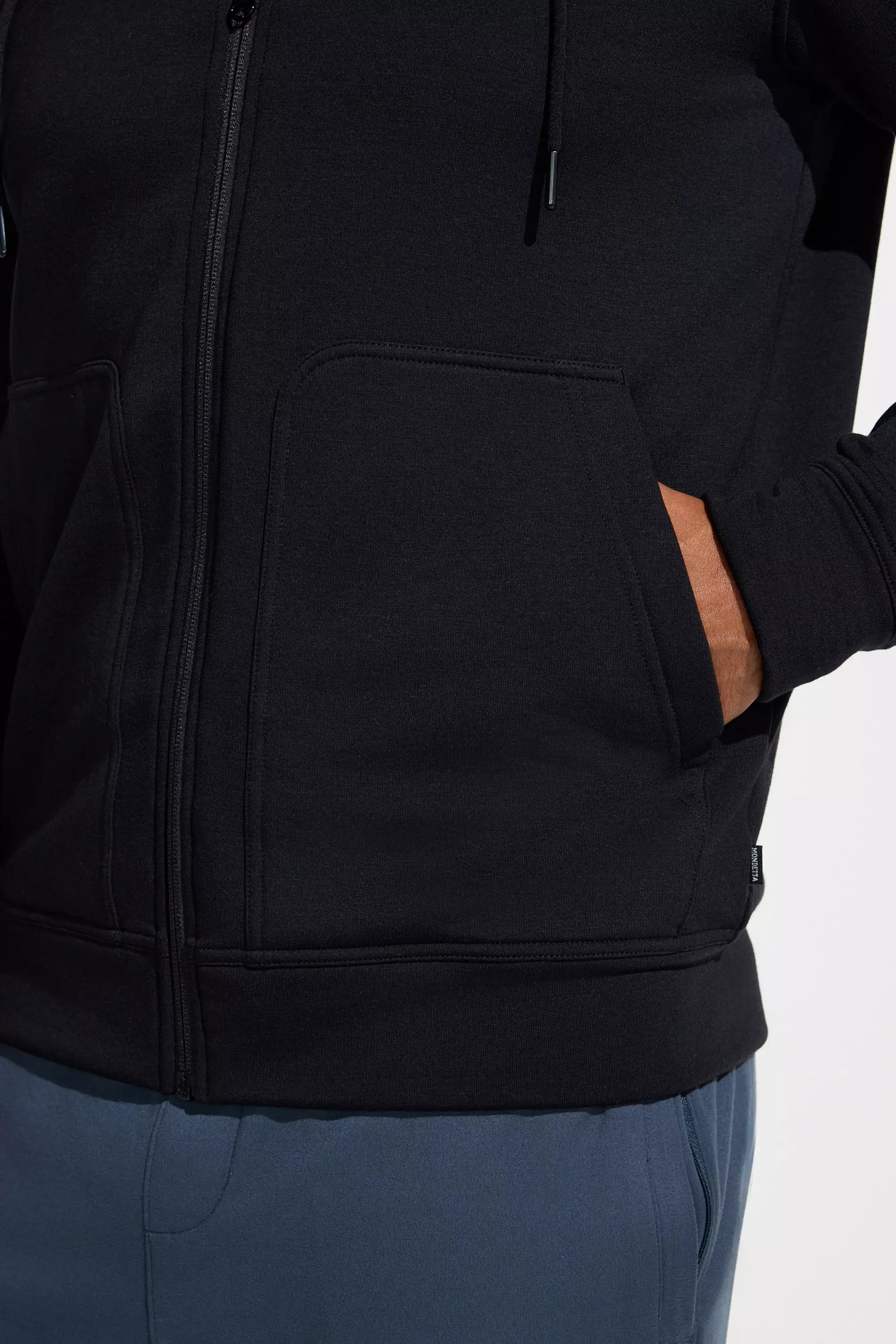 Men’s Supreme Full-Zip Hoodie - Black