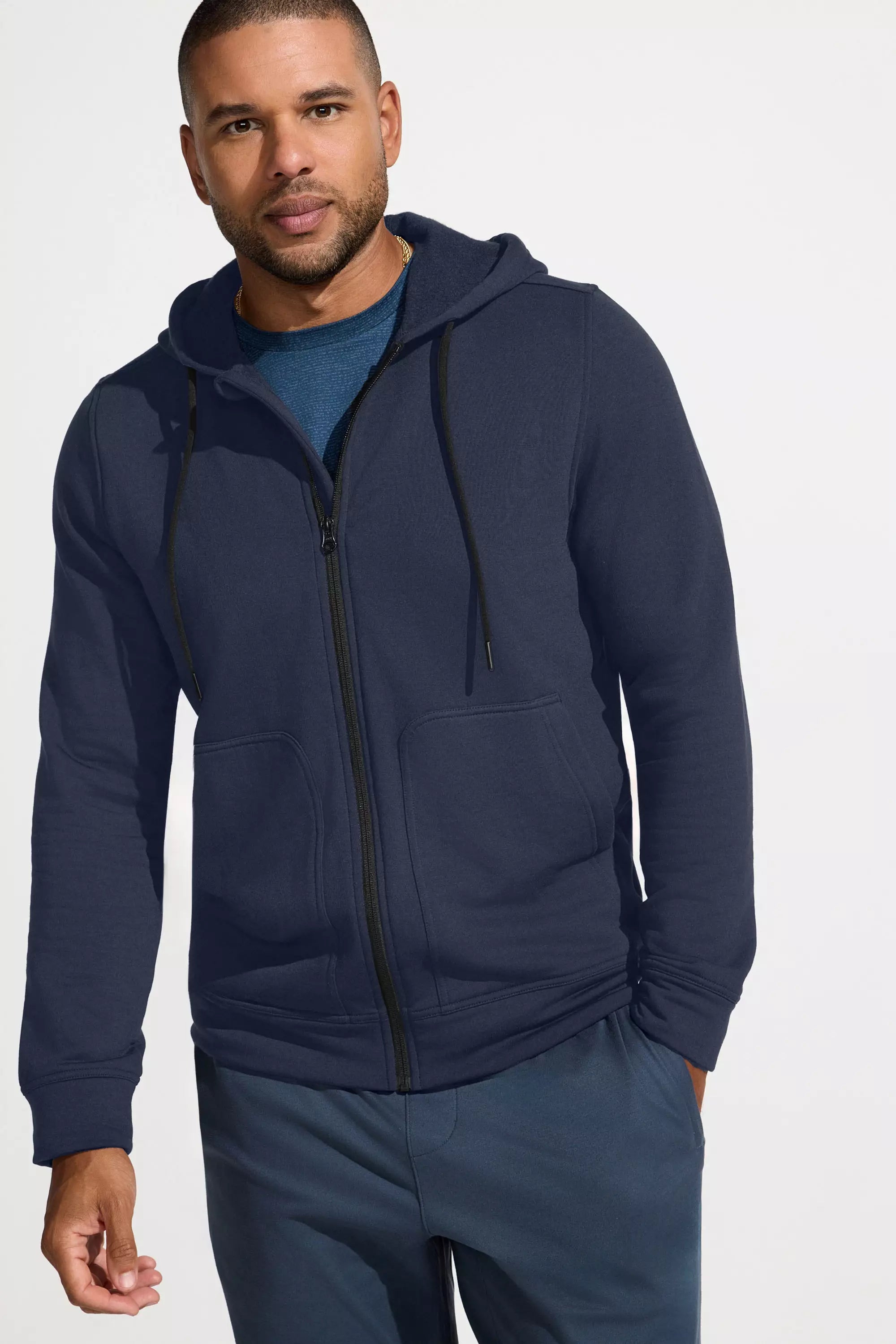 Men’s Supreme Full-Zip Hoodie - Blue