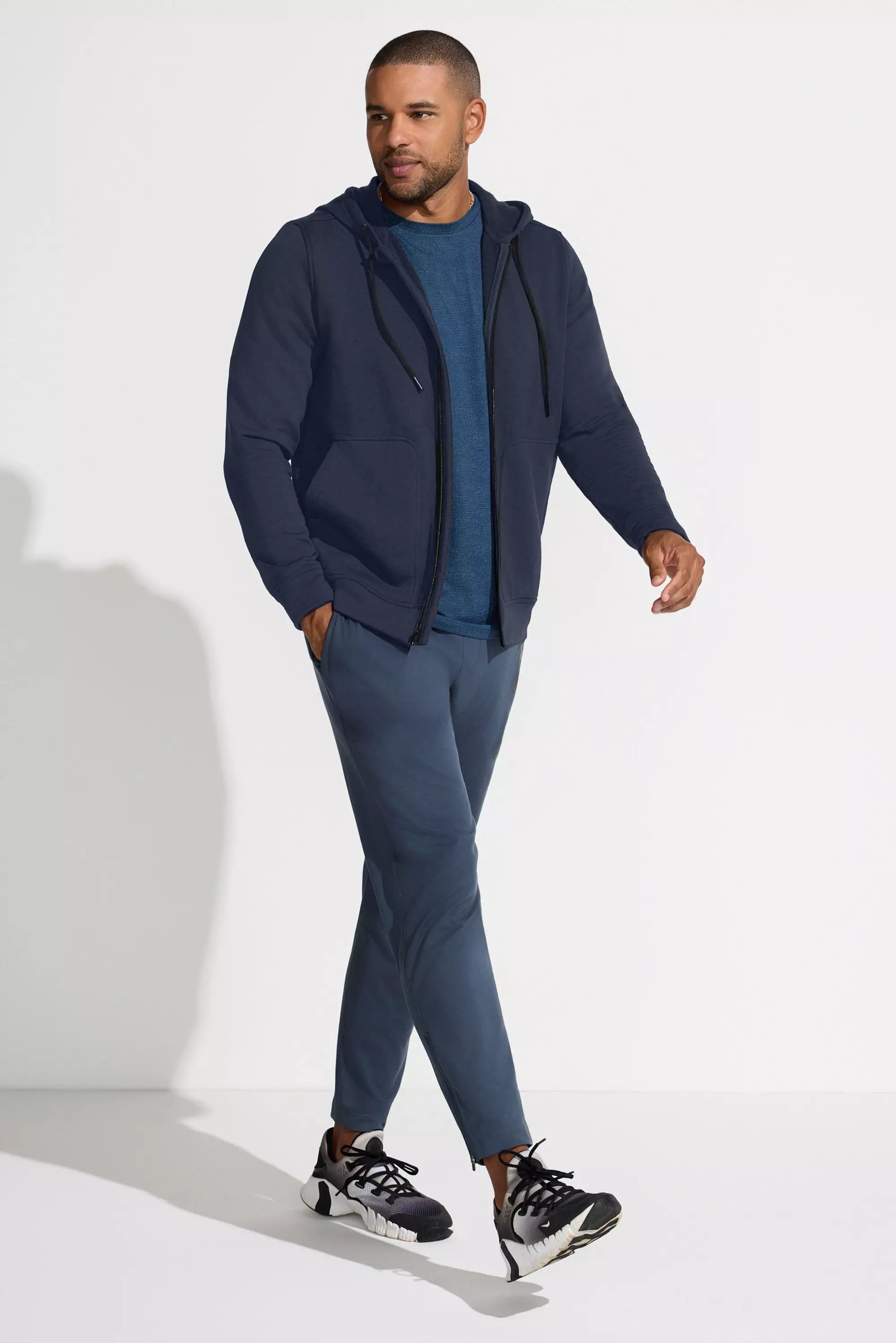 Men’s Supreme Full-Zip Hoodie - Blue