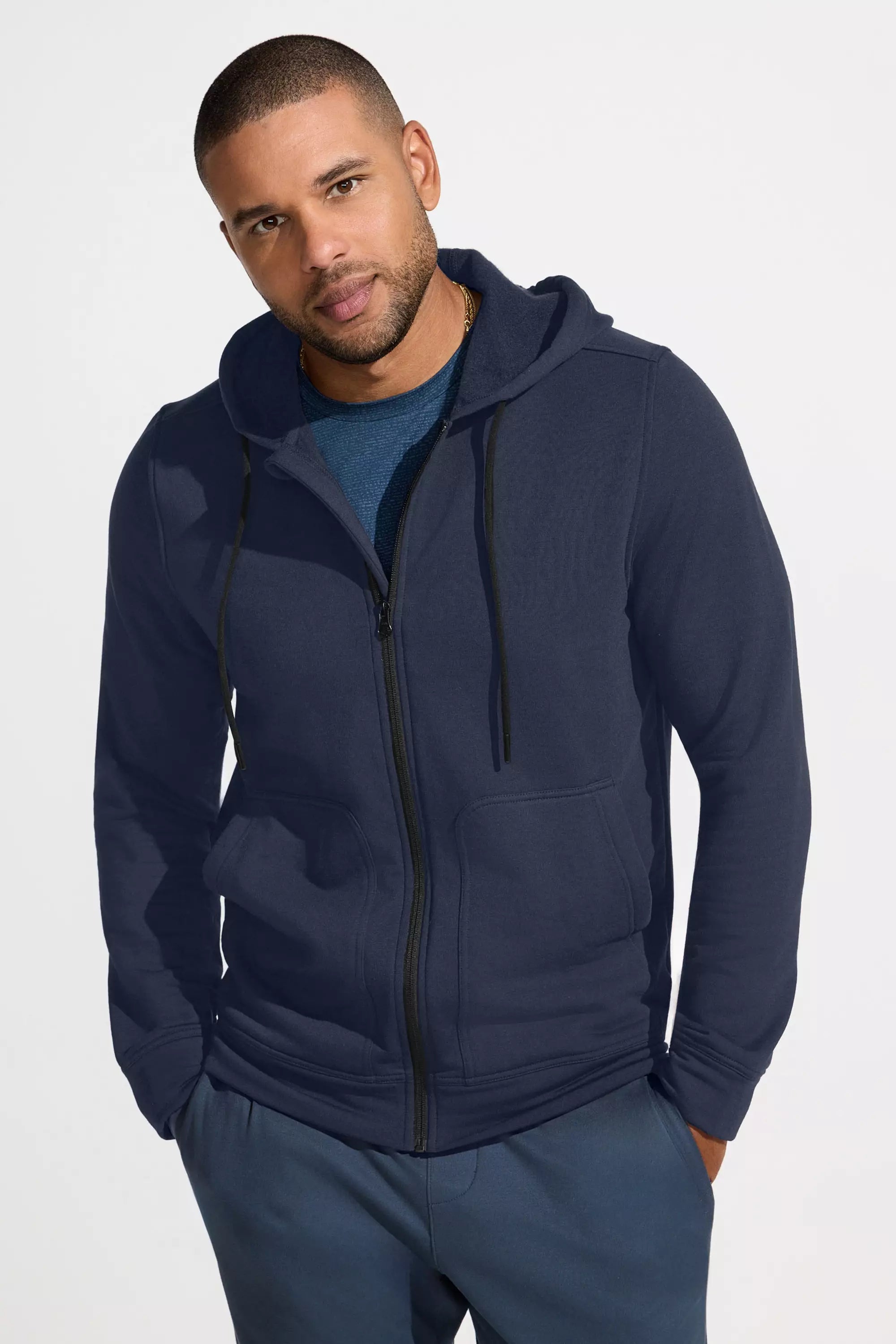 Men’s Supreme Full-Zip Hoodie - Blue