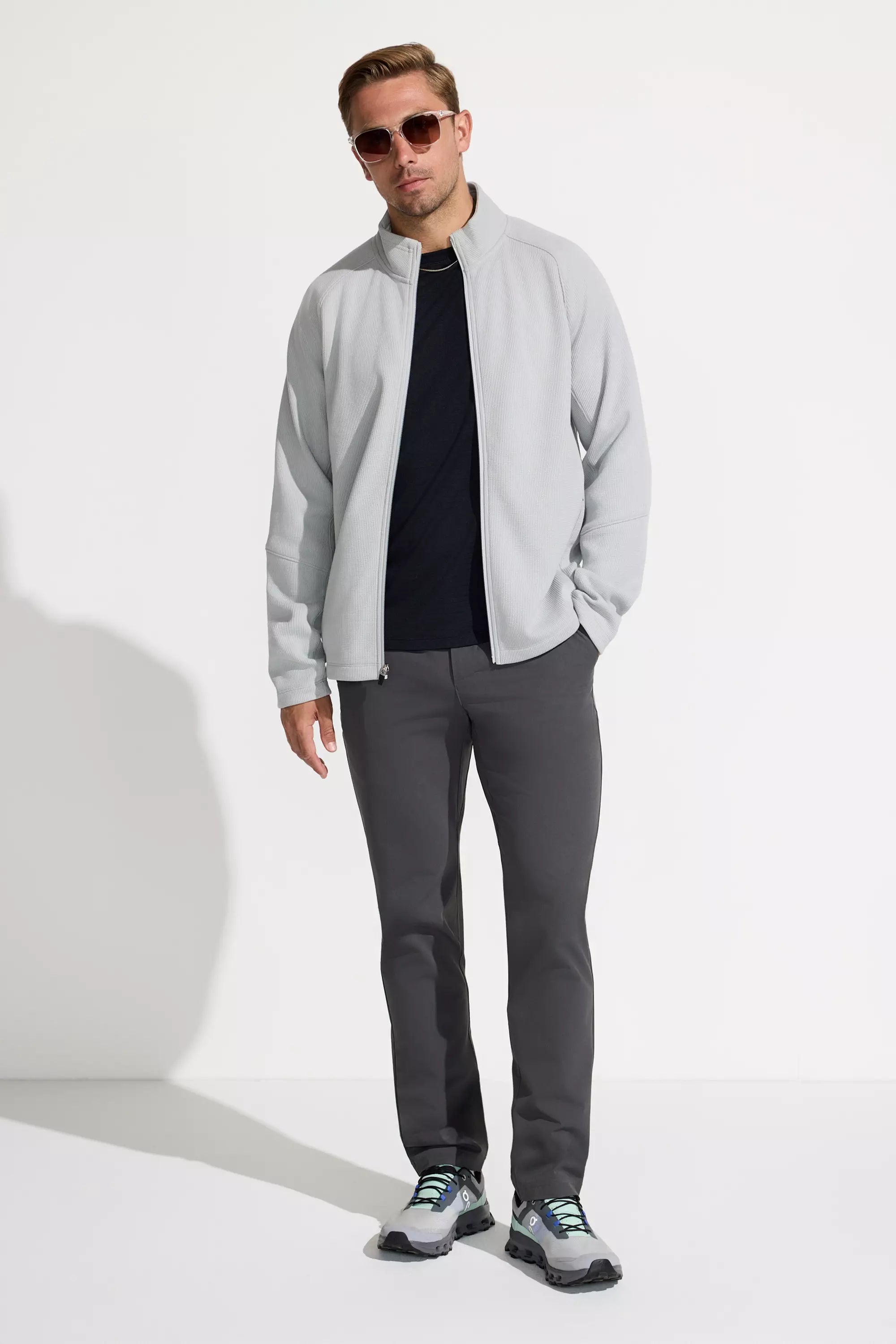Men’s Rover Waffle Bonded Jacket - Grey