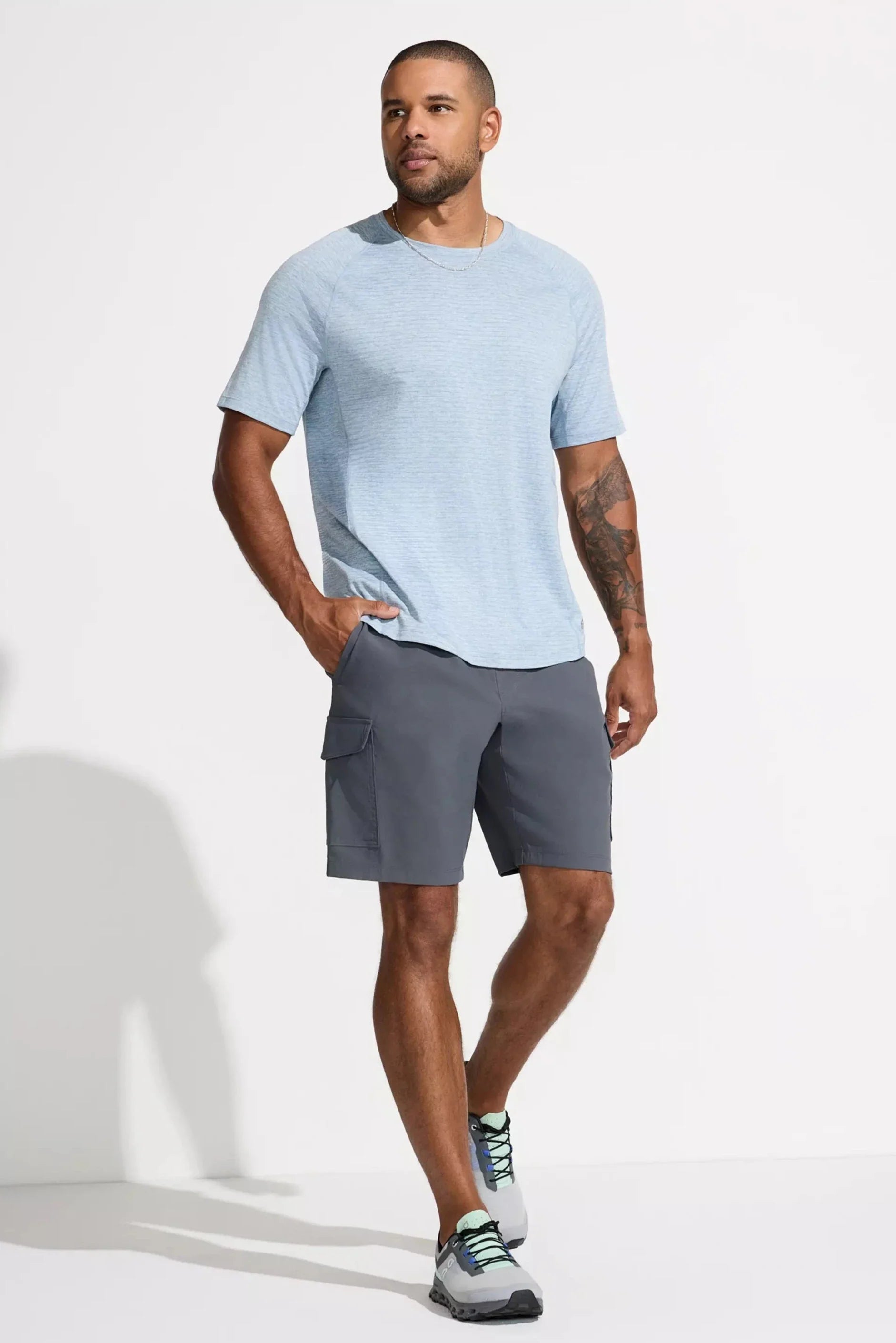 Men’s Rush Short Sleeve Tee - Ashley Blue