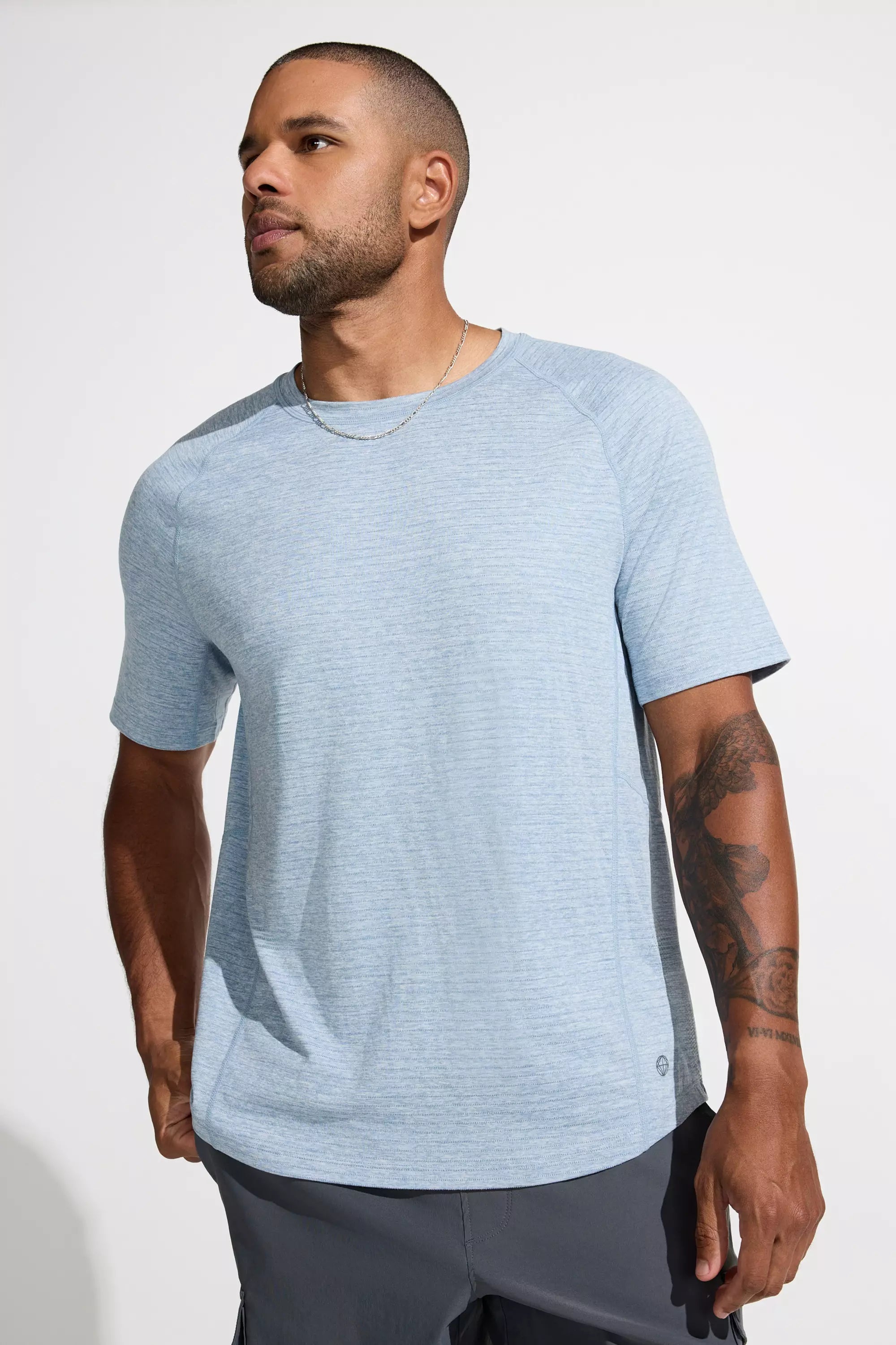 Men’s Rush Short Sleeve Tee - Ashley Blue