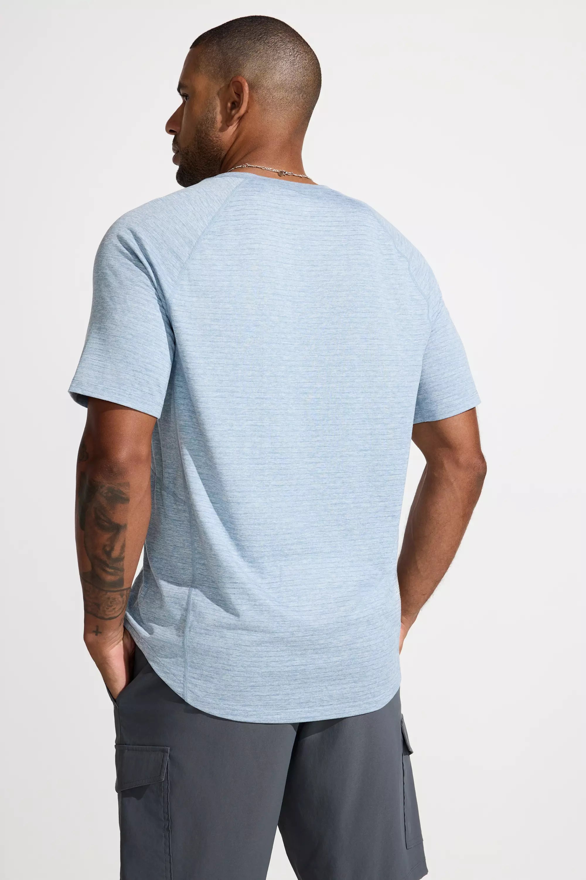 Men’s Rush Short Sleeve Tee - Ashley Blue