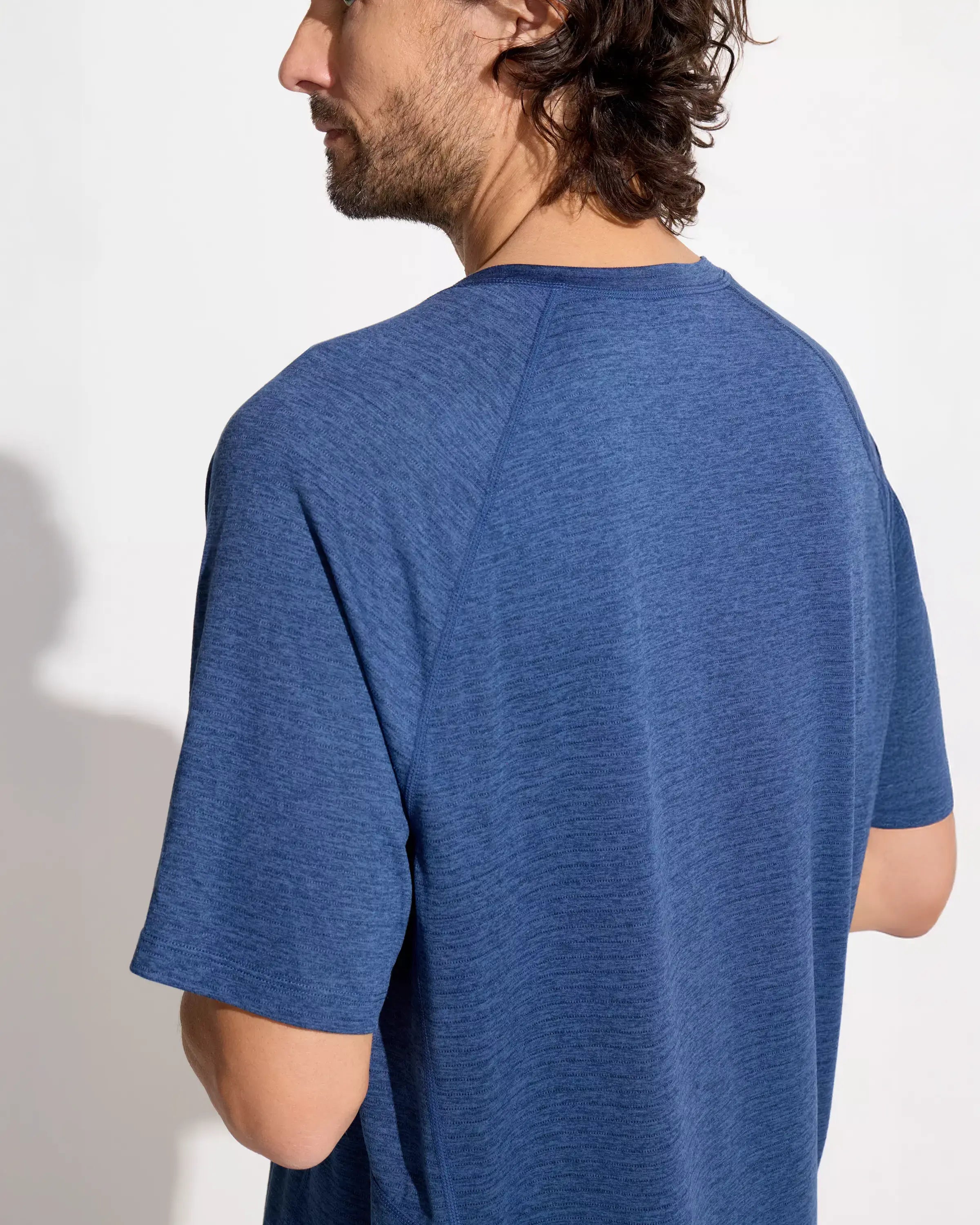 The Active Lightweight GRS Certified Recycled Poly Short Sleeve Tee - Sargasso Sea Blue