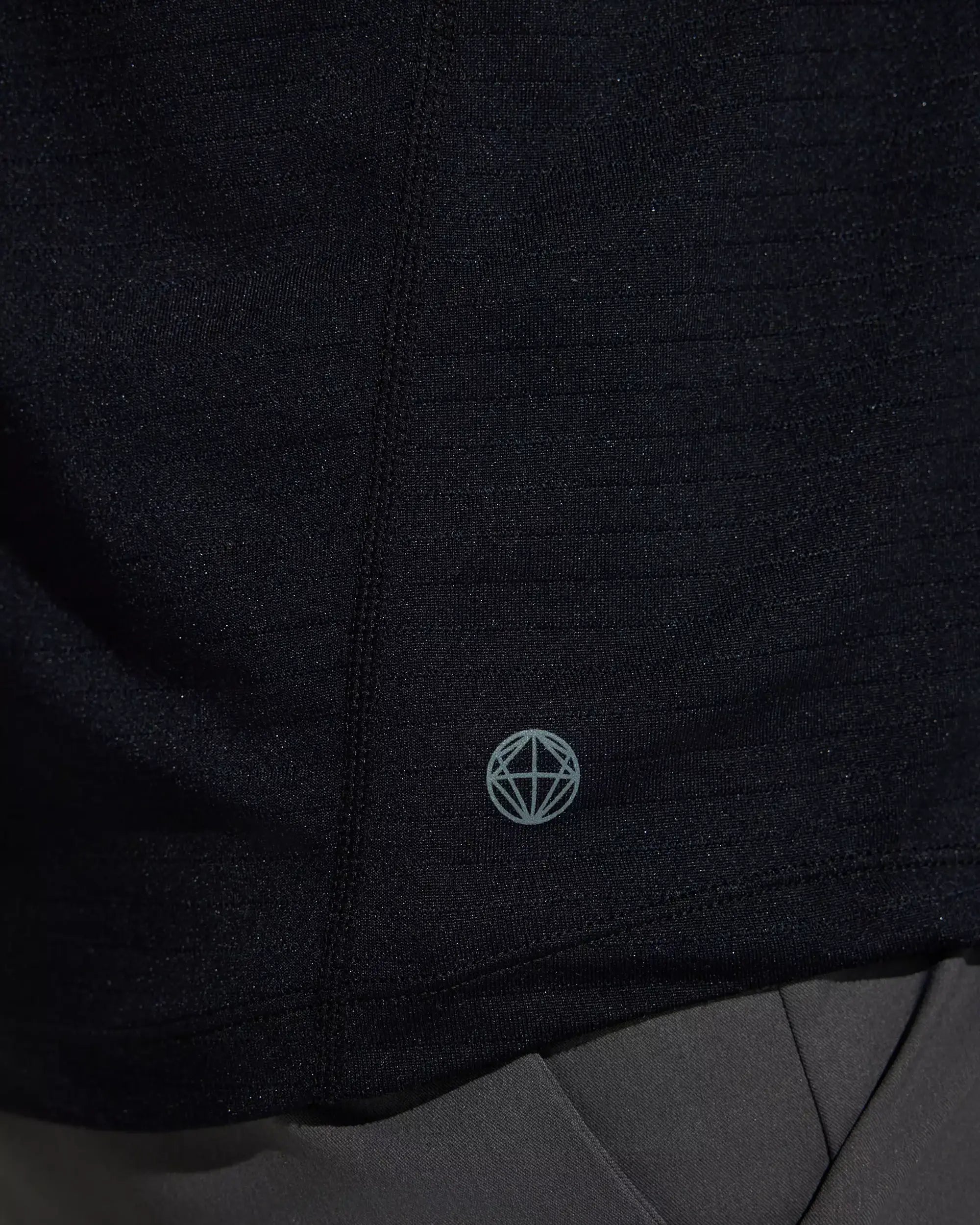 The Active Lightweight GRS Certified Recycled Poly Short Sleeve Tee - Black Solid