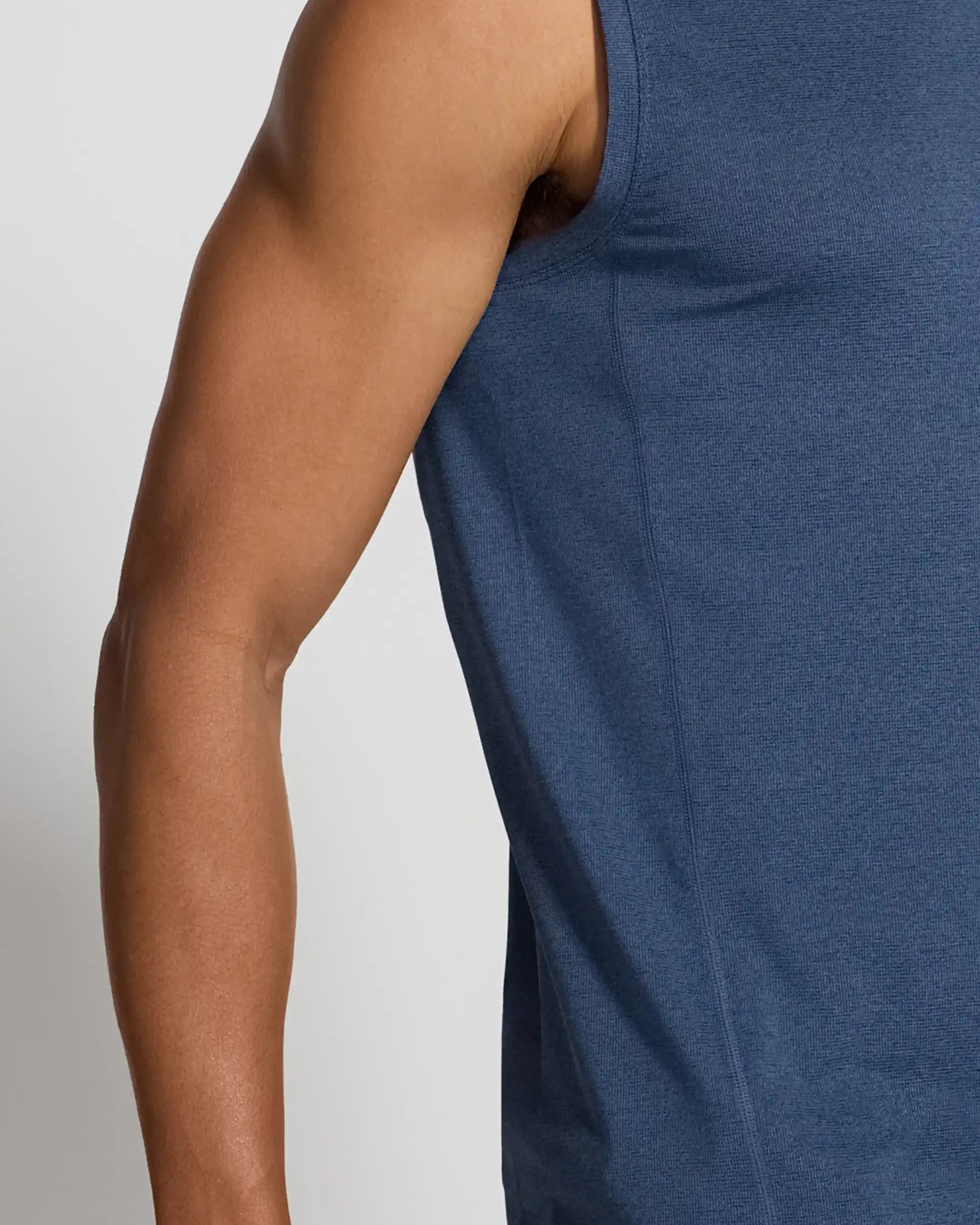 The Active Stretch GRS Certified Recycled Poly Tank - Heather Navy