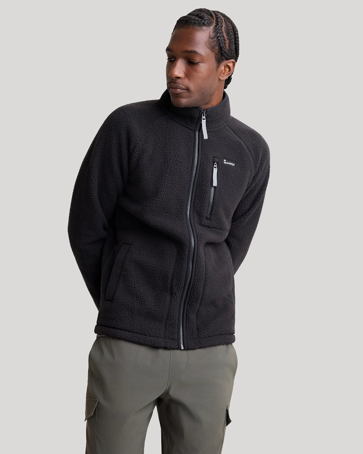 For general description, go to 'Main Product Description' region - The Berber Soft Luxe Zip Jacket - Moonless Night