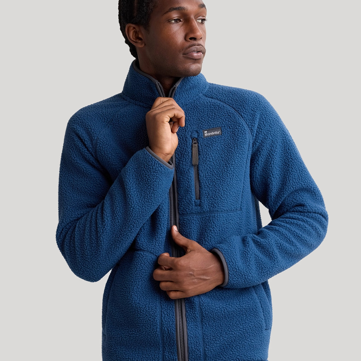 The Berber Soft Luxe Zip Jacket - Moonlit Ocean | Mondetta