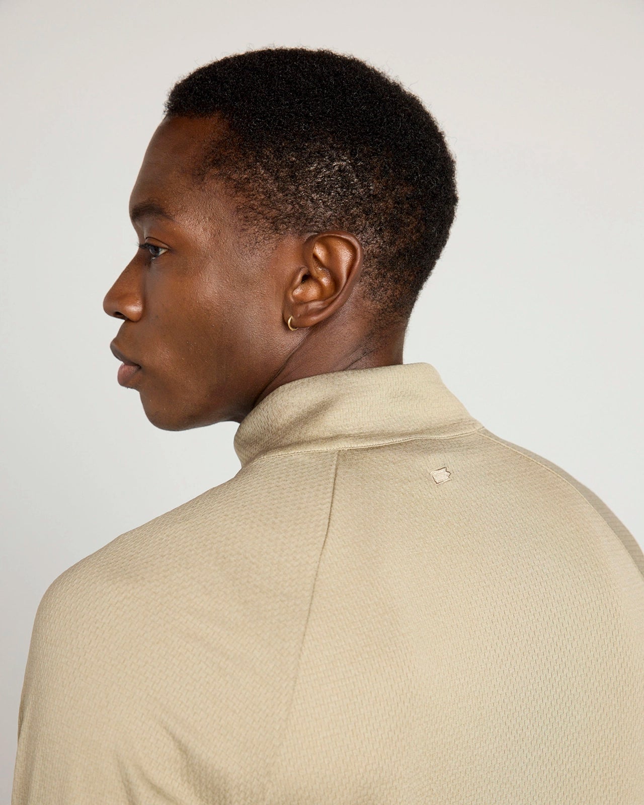 The Active Stretch GRS Certified Recycled Poly Melange 1/4 Zip