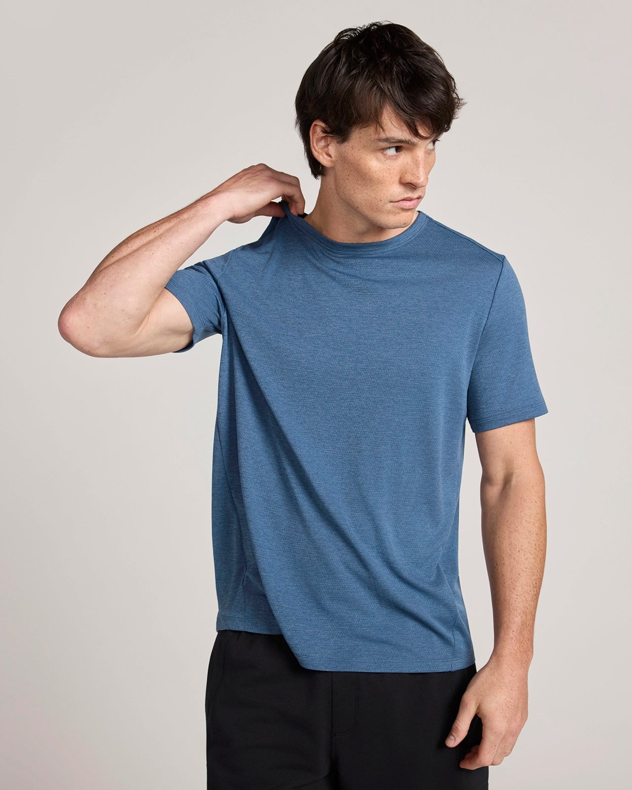 The Active Coolmax Mosaic Tee - Bering Sea Blue