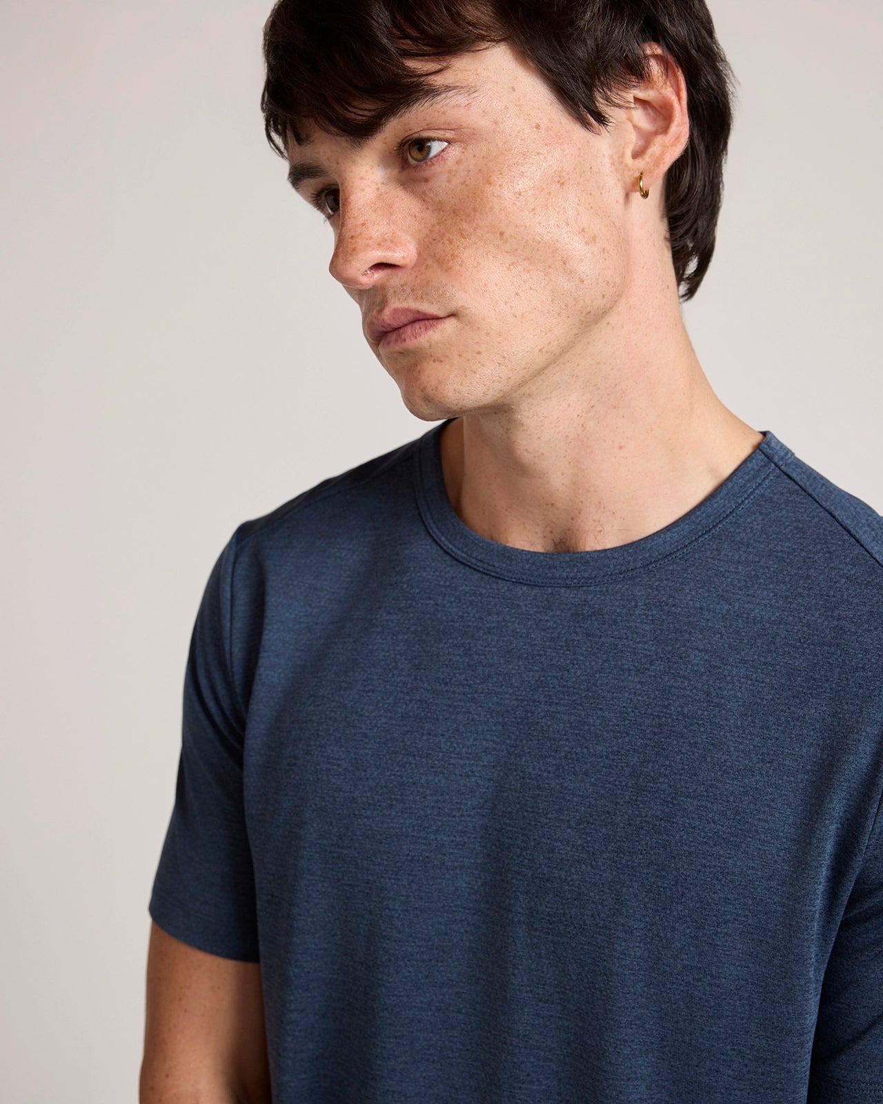The Active Coolmax Mosaic Tee - Mood Indigo