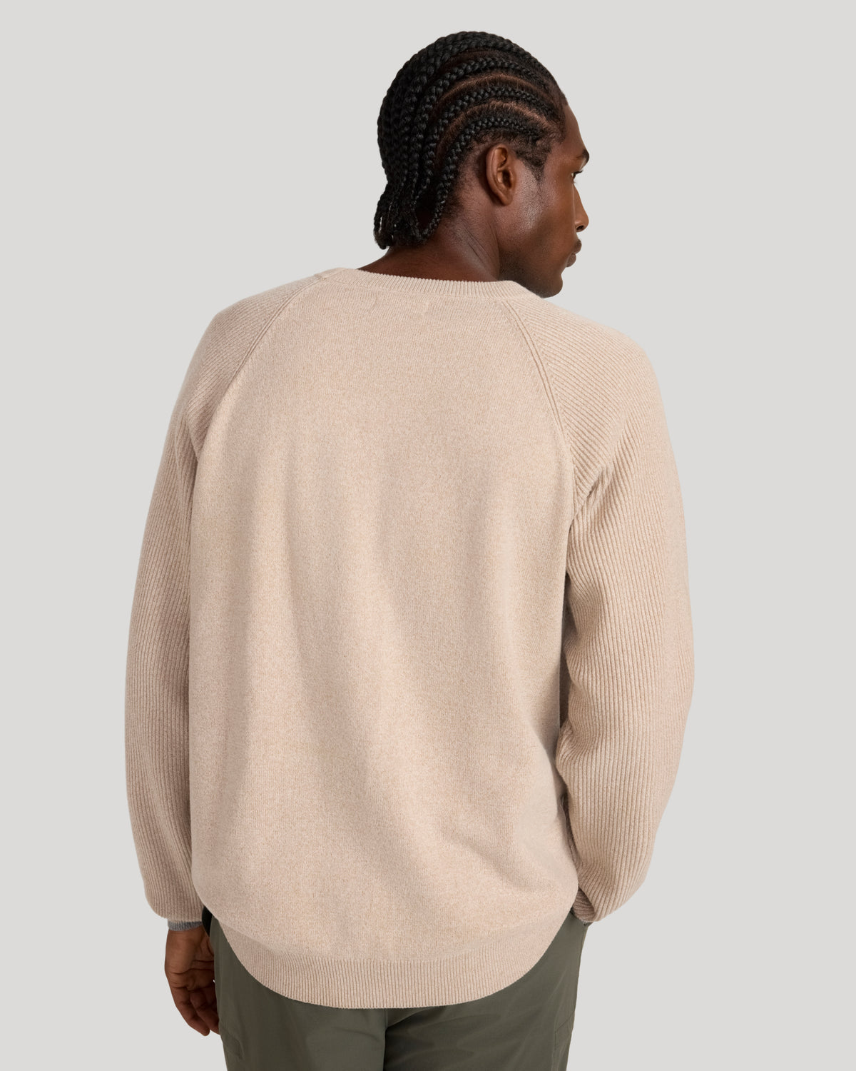 The Soft Luxe Tech Crewneck Sweater - Beige