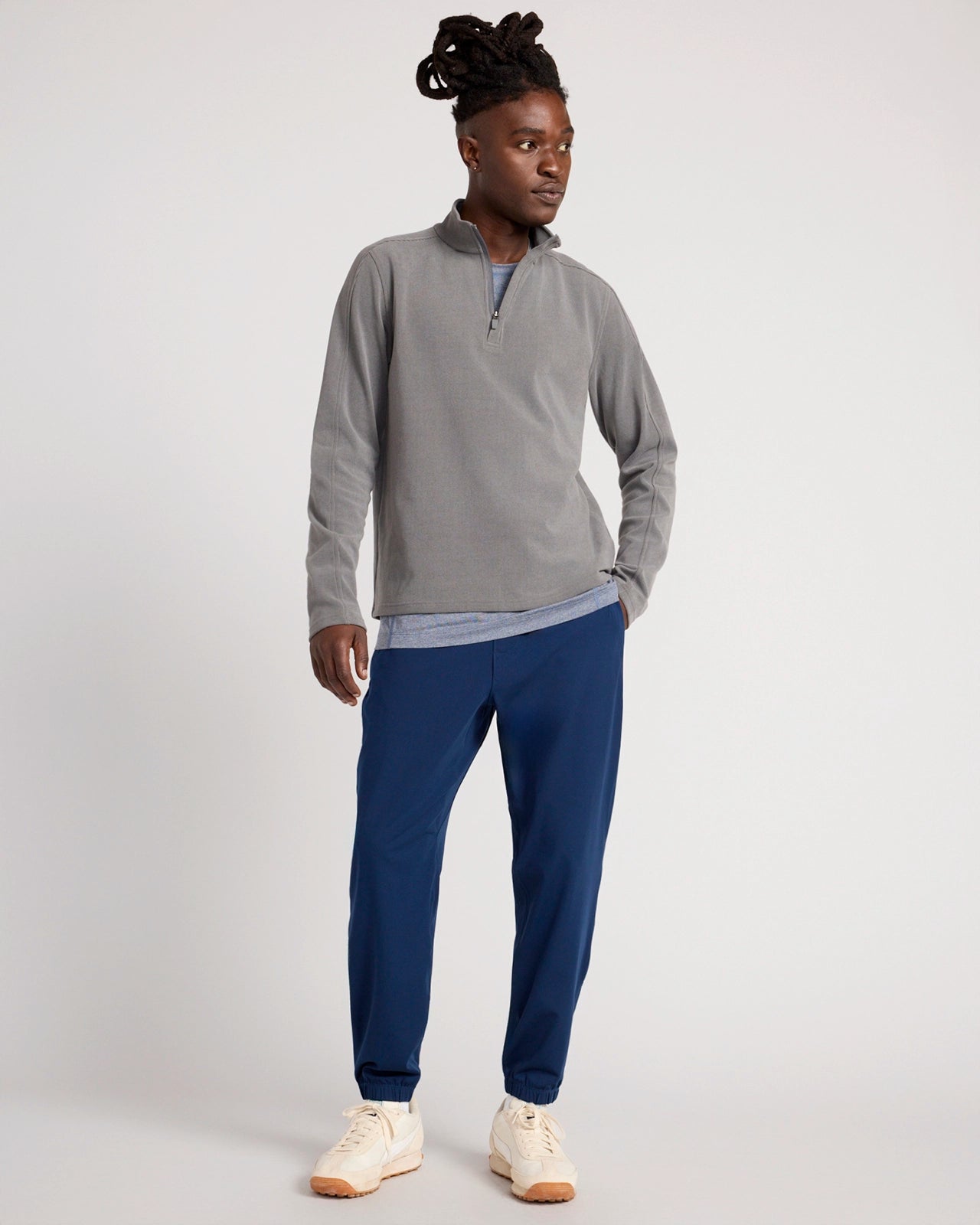 The Active GRS Certified Recycled Poly 29" Stretch Jogger - Dark Denim