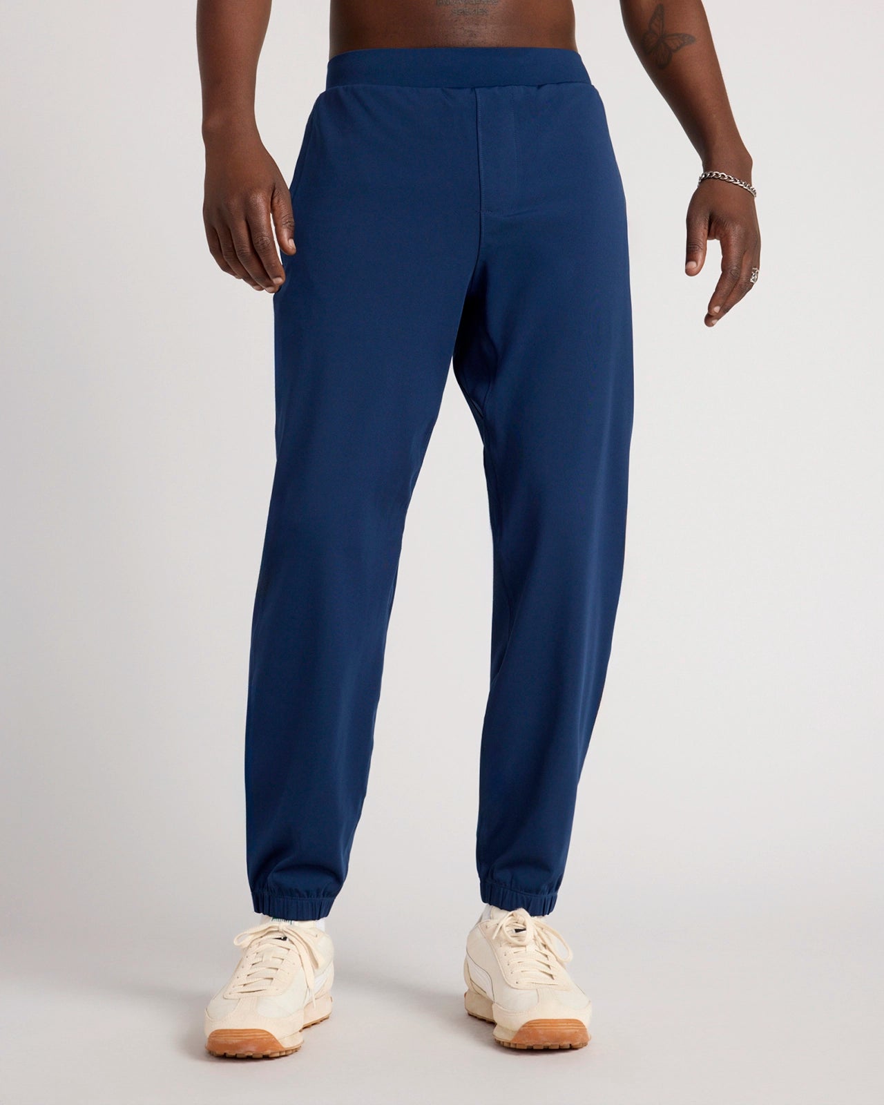 The Active GRS Certified Recycled Poly 29" Stretch Jogger - Dark Denim
