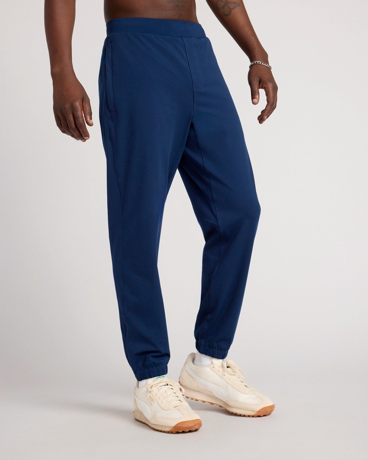 The Active GRS Certified Recycled Poly 29" Stretch Jogger - Dark Denim