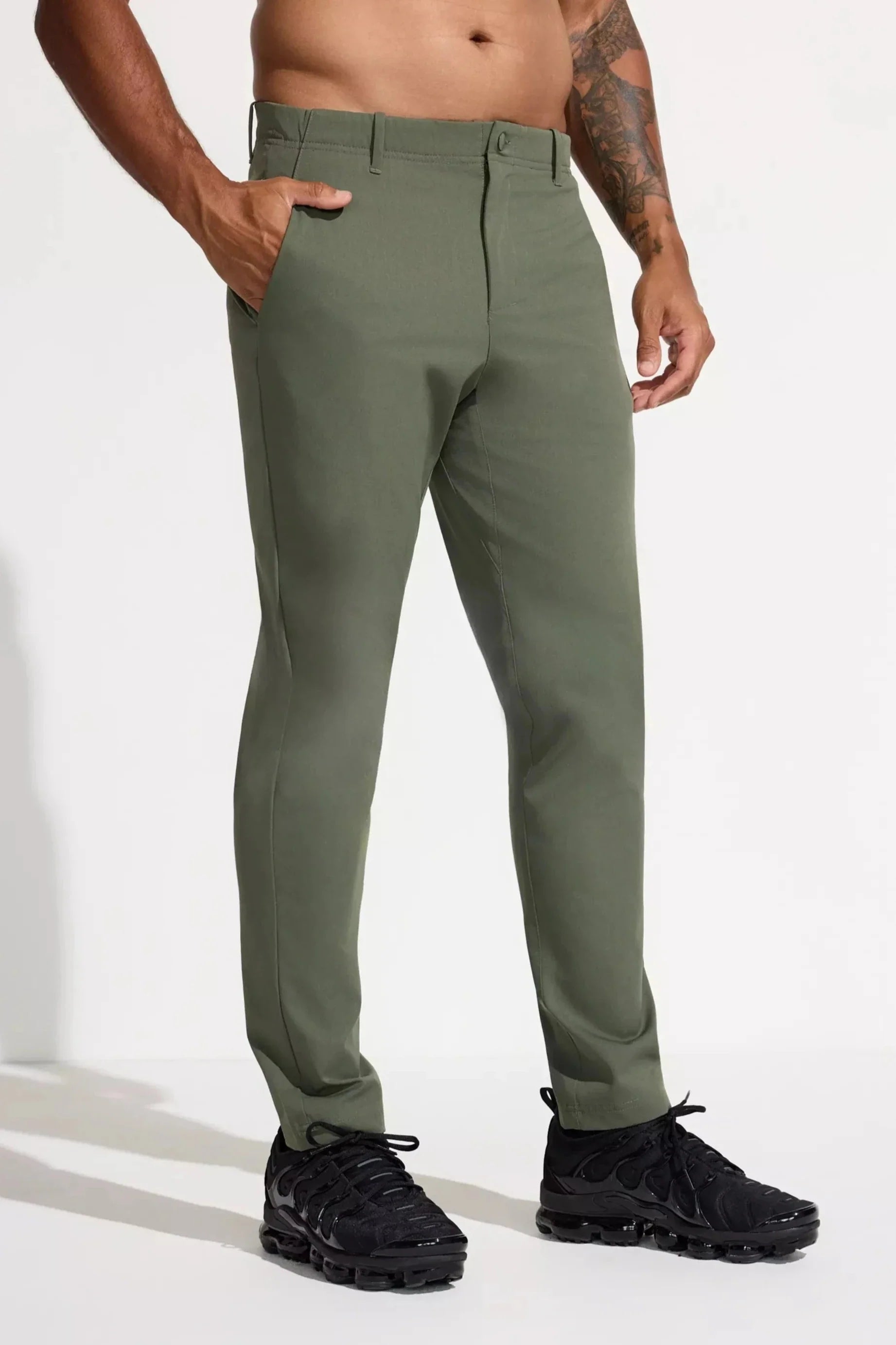 Men’s Mission Fly Front Travel Pant - Green