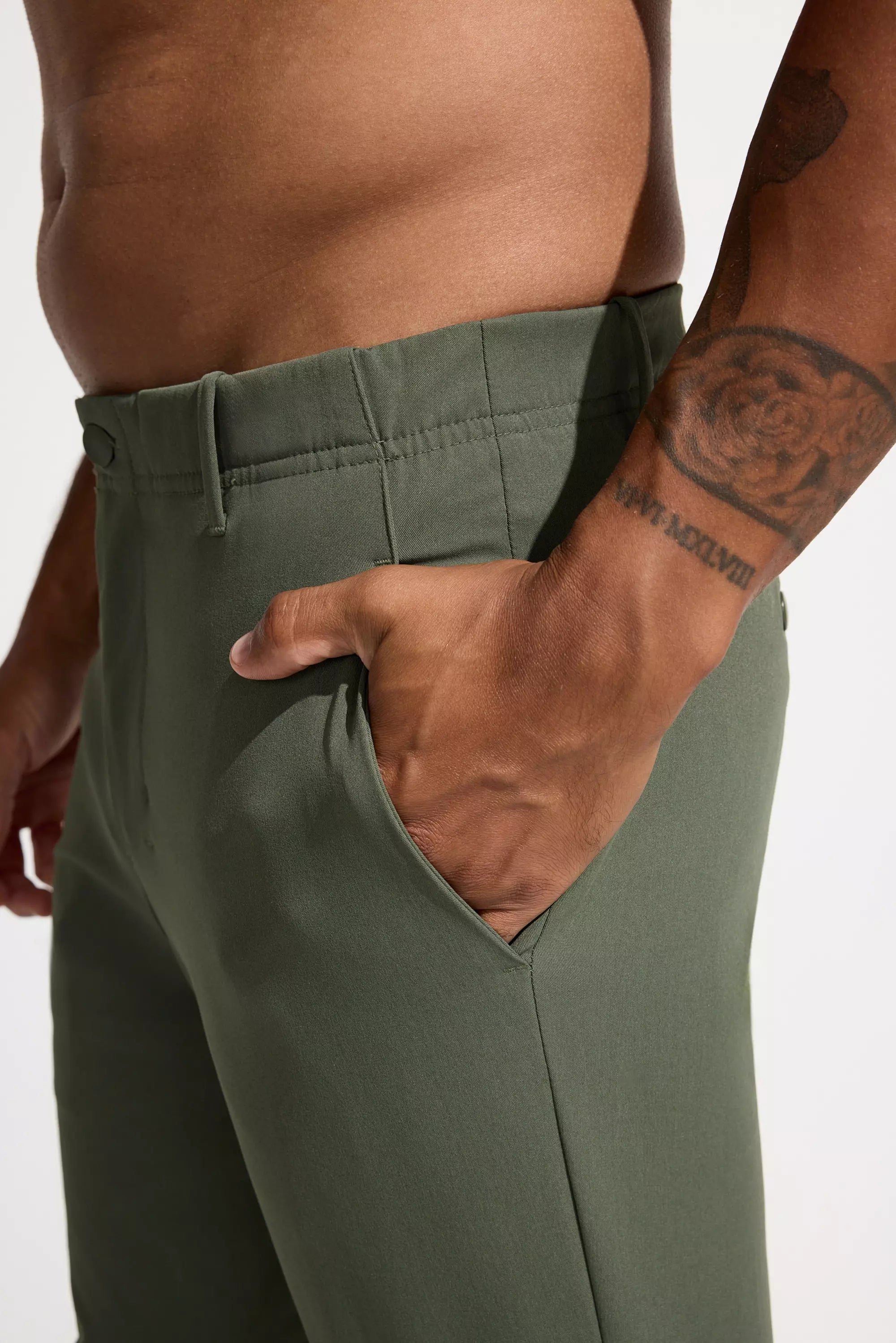Men’s Mission Fly Front Travel Pant 29" - Green
