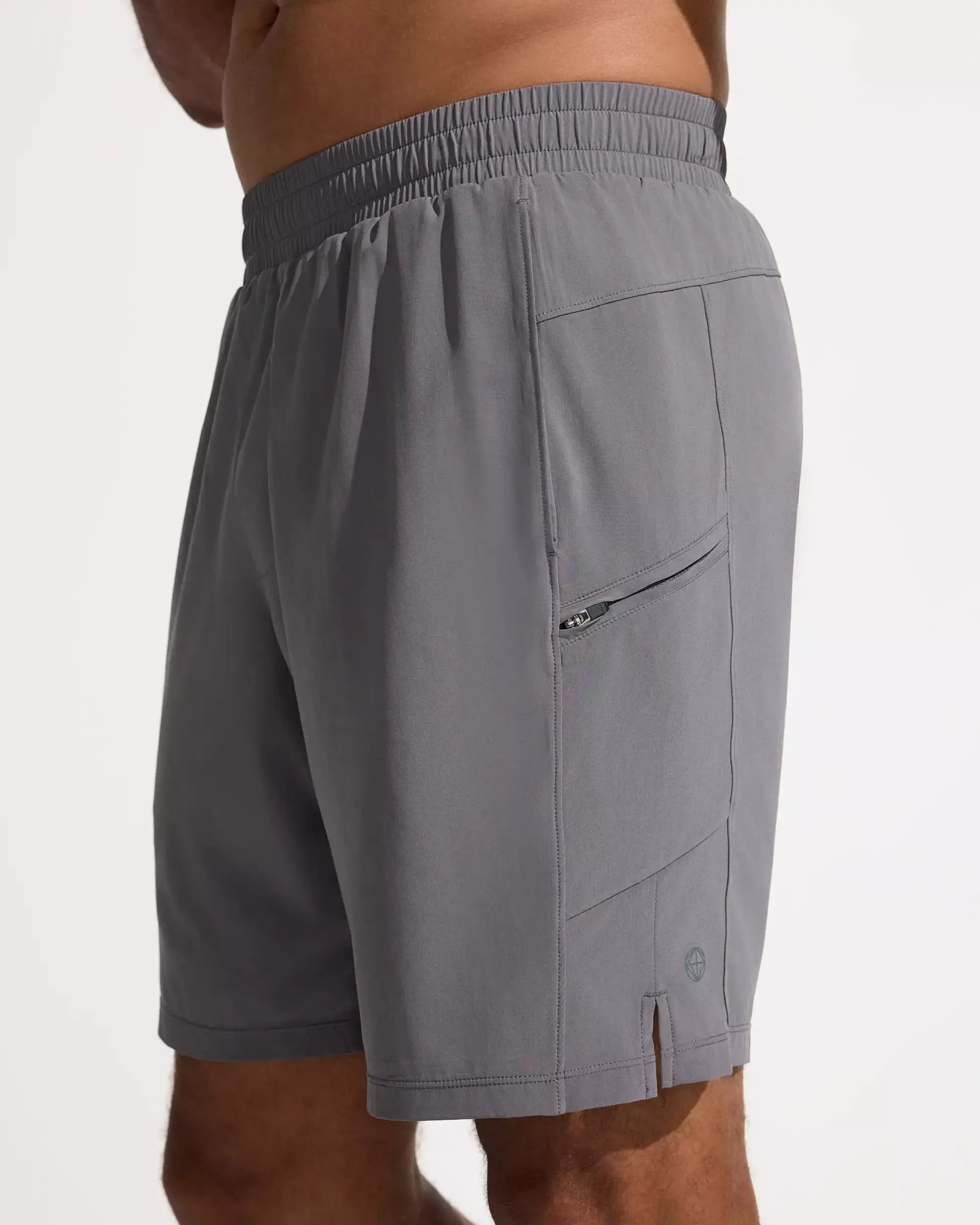 The Mesh-Liner GRS Certified Recycled Poly Swim Hybrid Short - Mid Grey