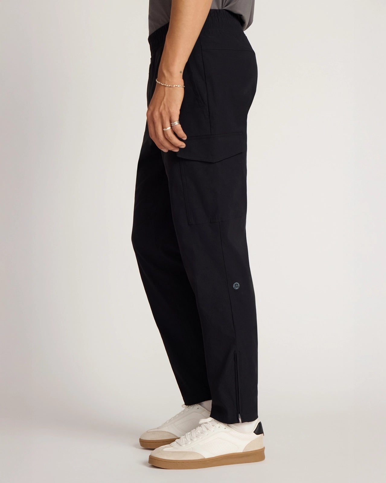 The Active Stretch GRS Certified Recycled Nylon Jogger - Black