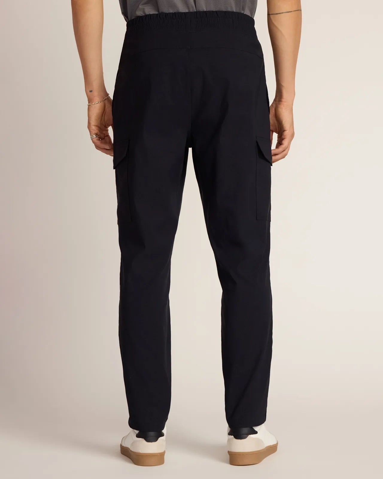 The Active Stretch GRS Certified Recycled Nylon Jogger - Black