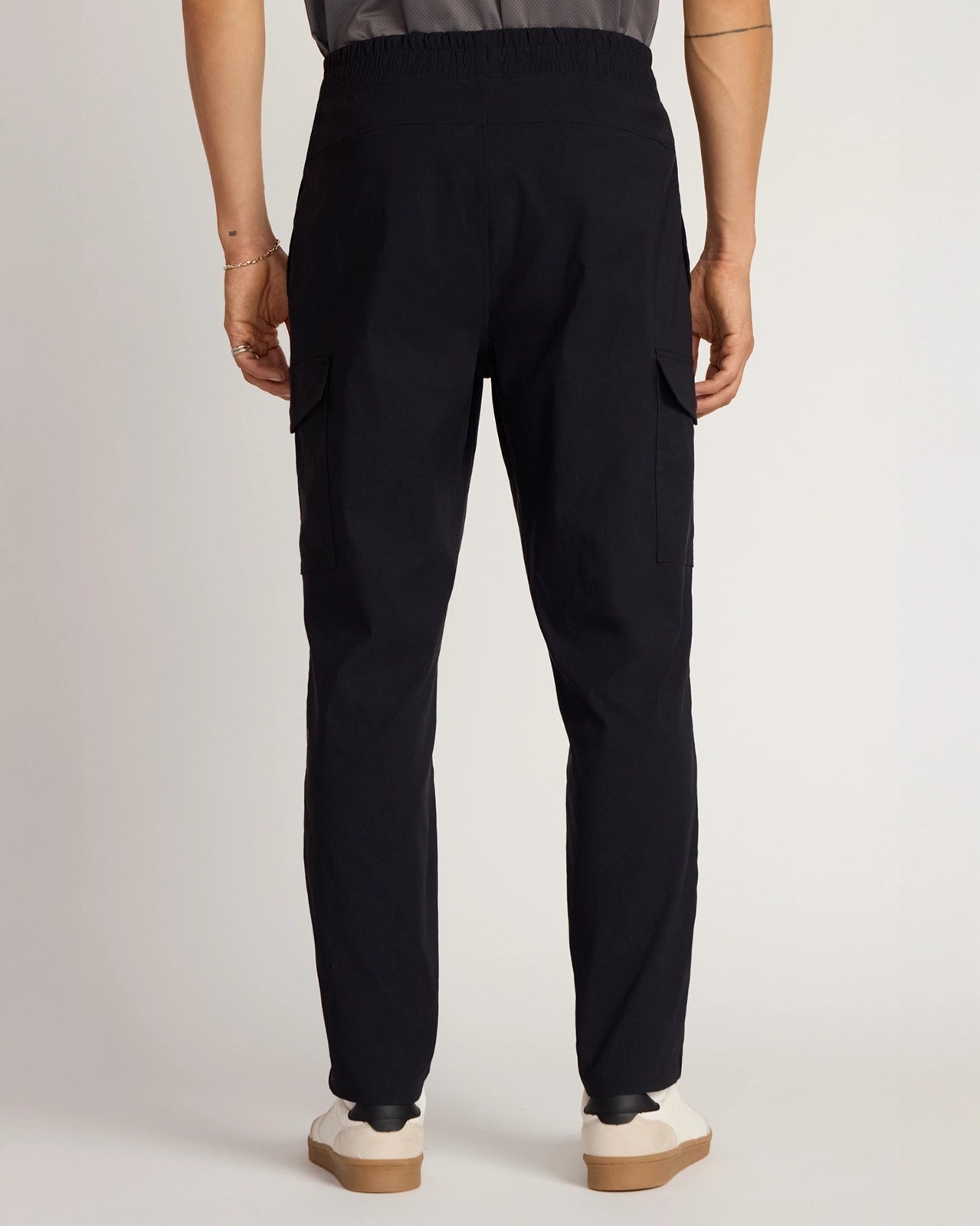 The Active Stretch GRS Certified Recycled Nylon Jogger - Black