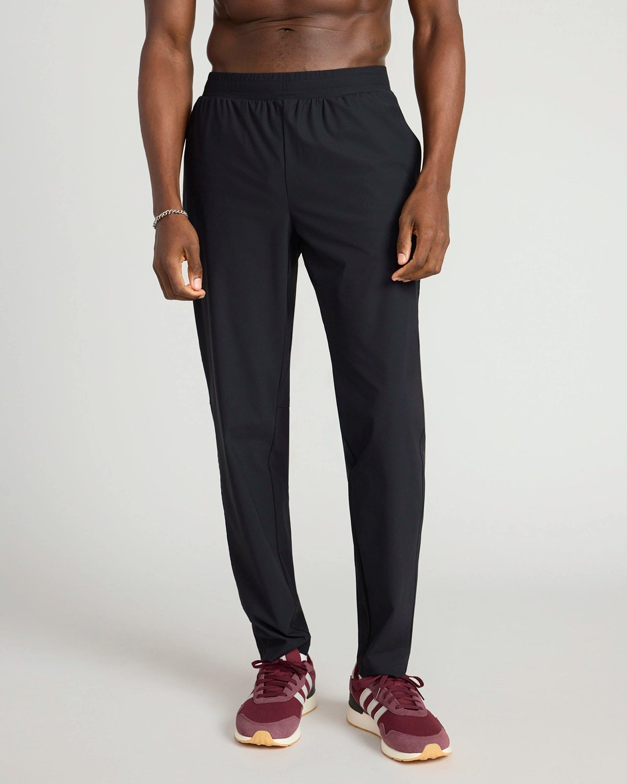 The Active Stretch GRS Certified Recycled Nylon Jogger - Black