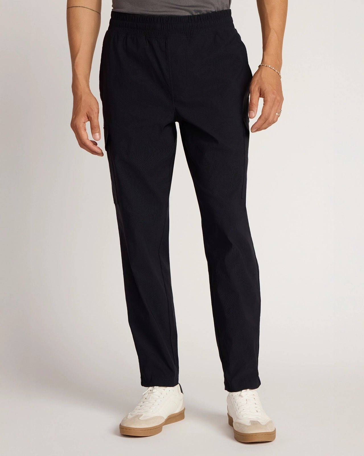 The Active Stretch GRS Certified Recycled Nylon Jogger - Black