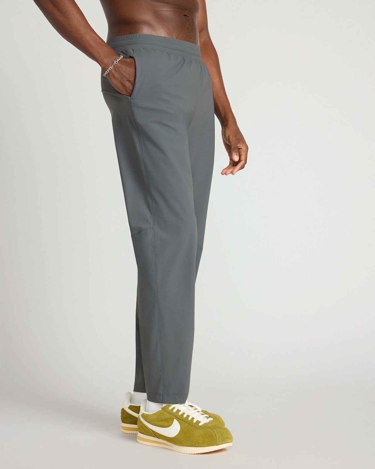 The Active Stretch GRS Certified Recycled Nylon Jogger - Volcanic Ash