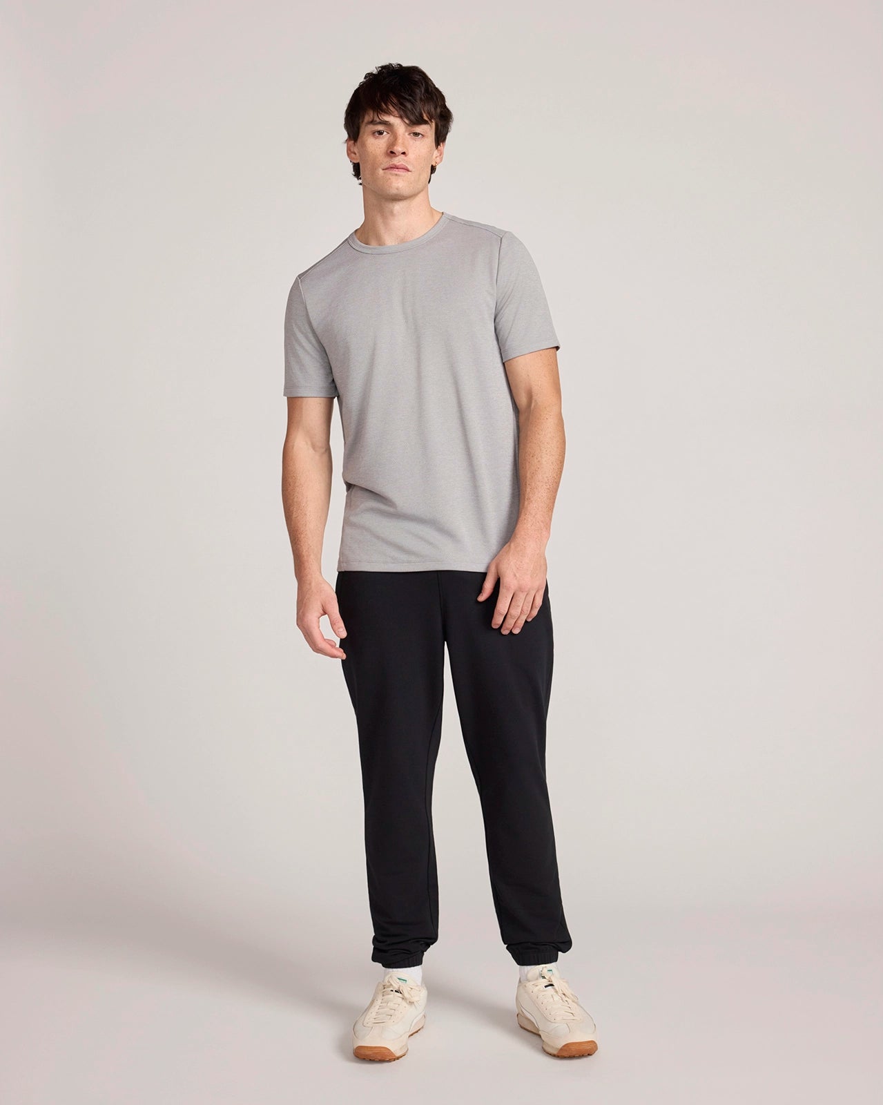 The Soft Terry Organic Cotton Jogger  - Black