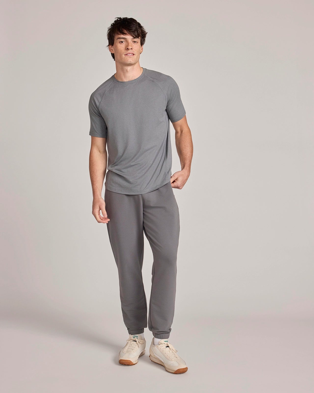 The Soft Terry Organic Cotton Jogger  - Castle Rock Grey
